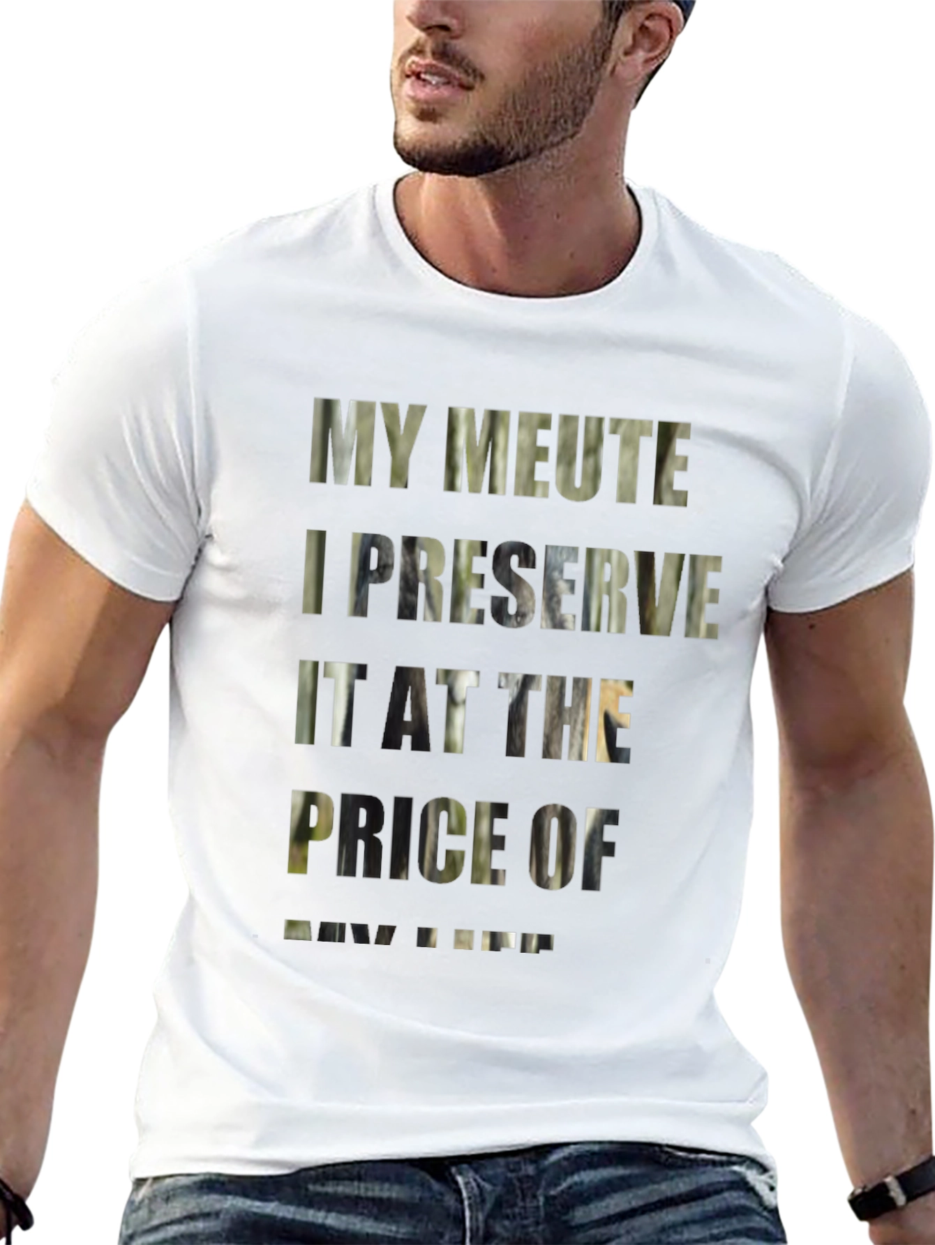 My Mute I Preserve Graphic Print T-Shirt