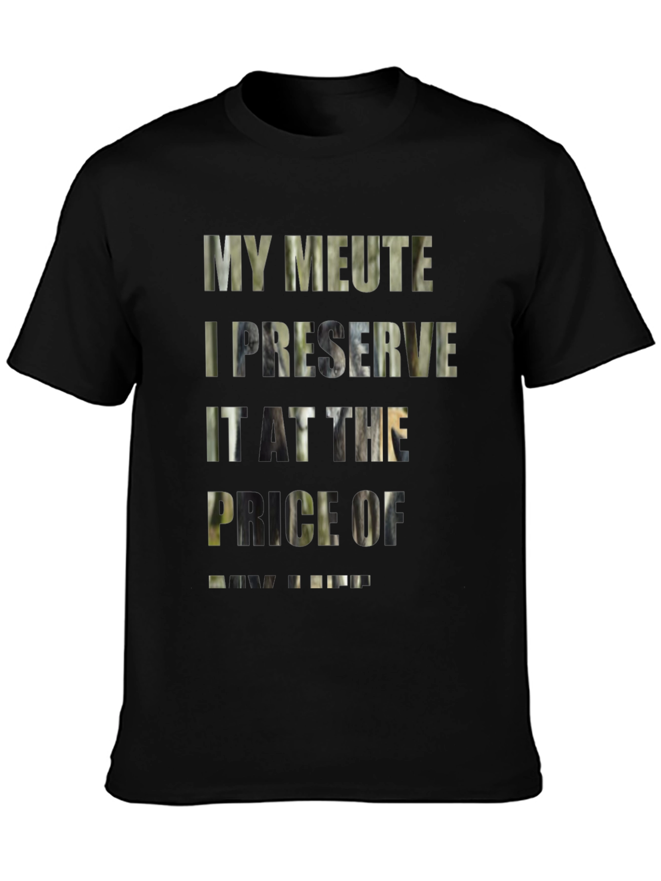 My Mute I Preserve Graphic Print T-Shirt