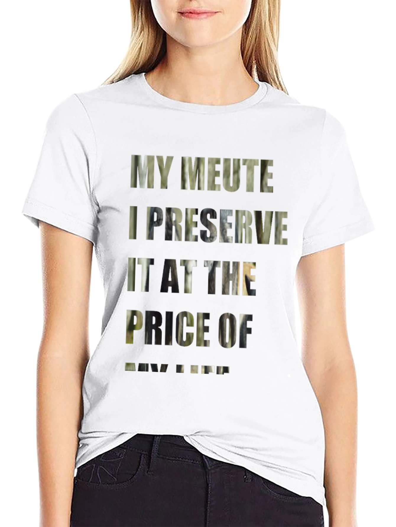 My Mute I Preserve Graphic Print T-Shirt