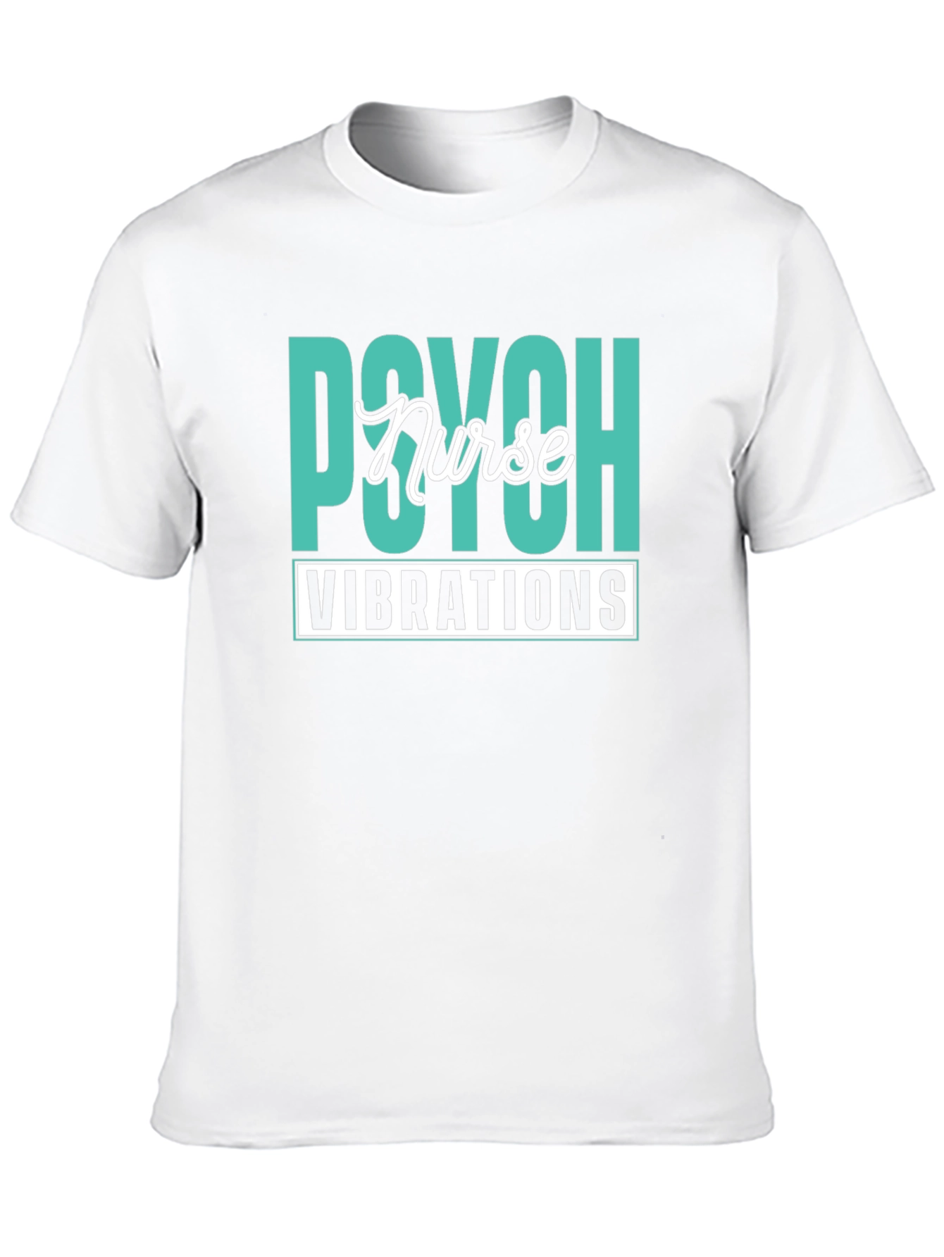 Psych Nurse Vibrations Black T-Shirt