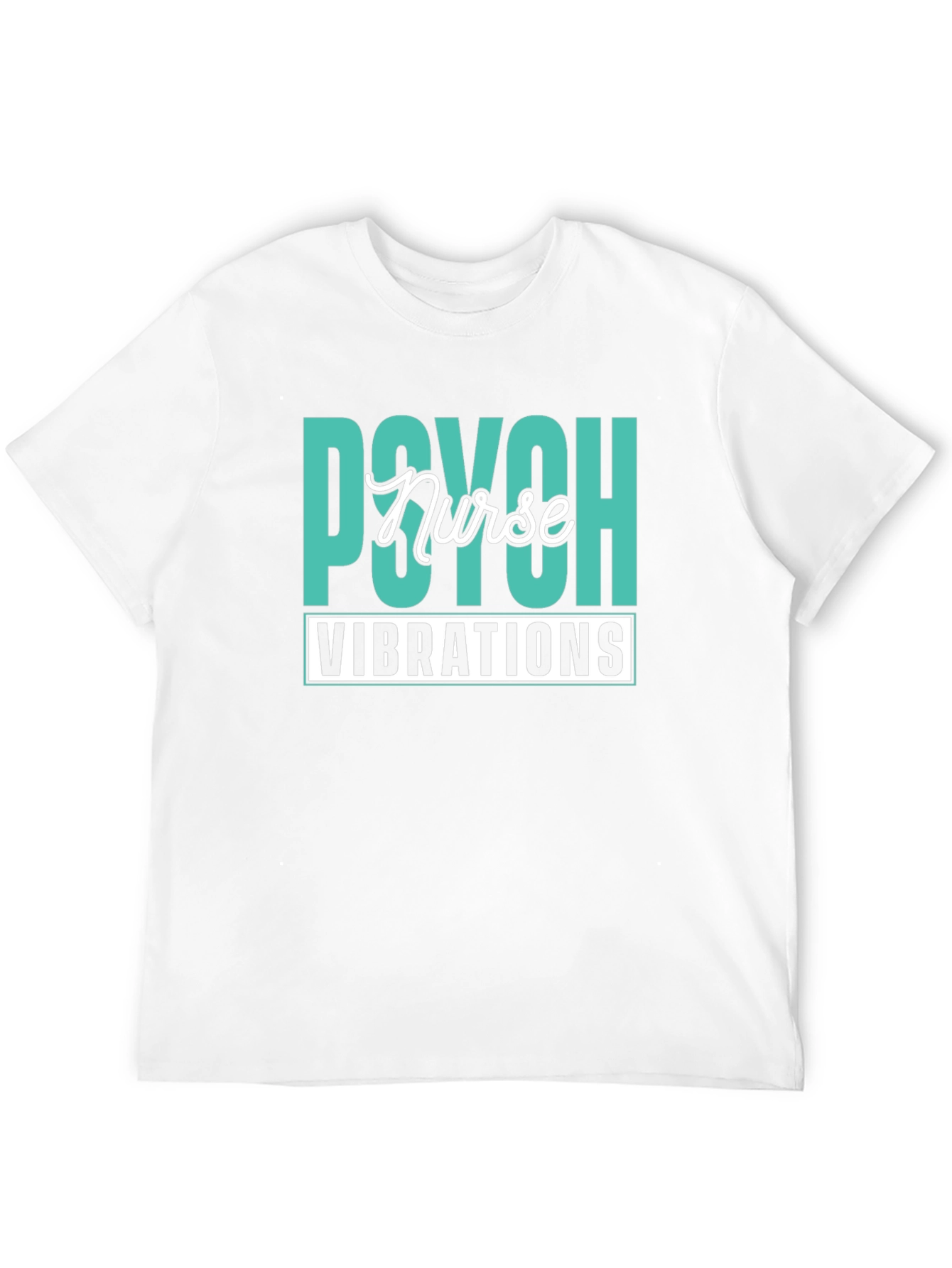 Psych Nurse Vibrations Black T-Shirt