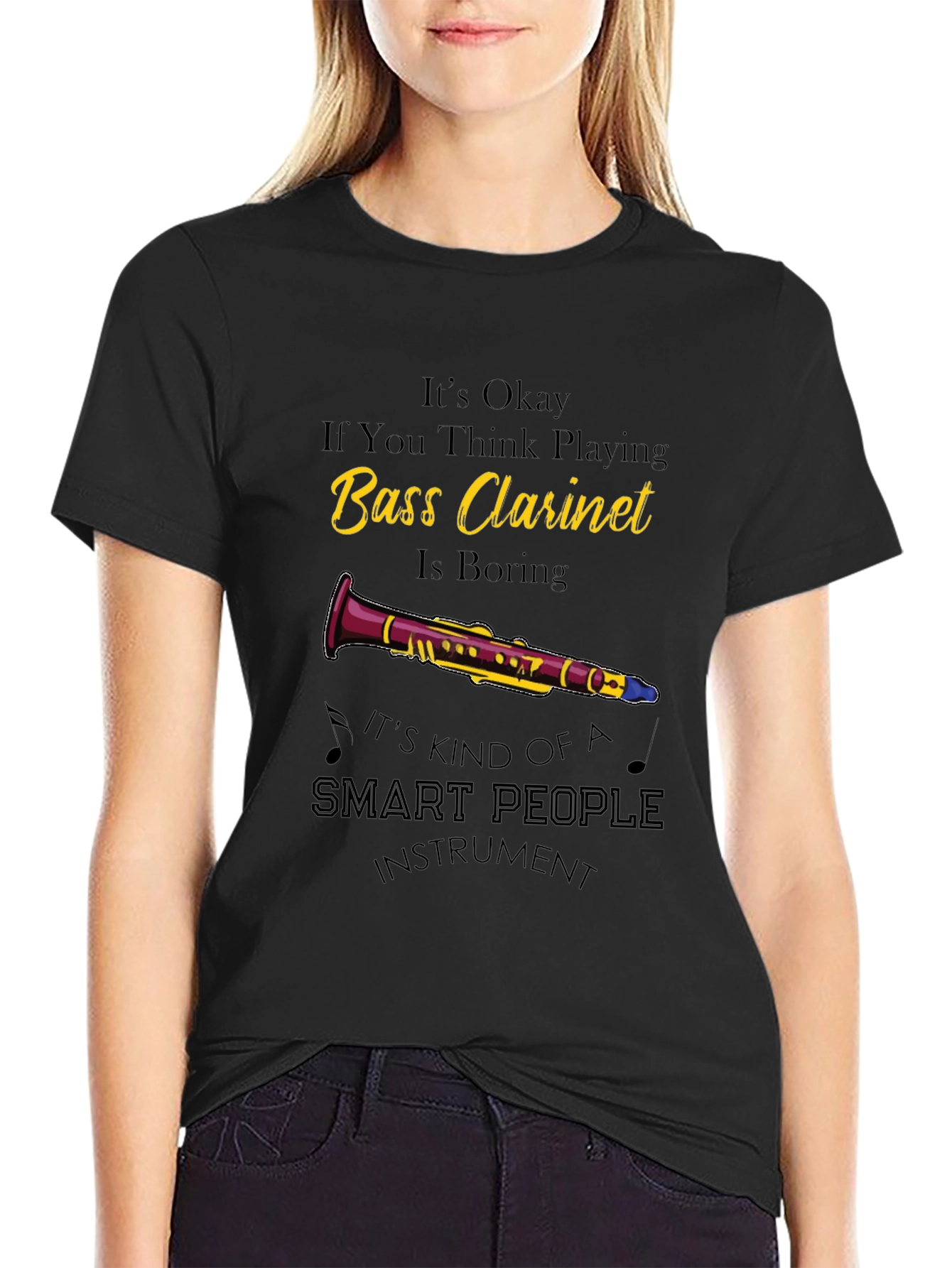 Bass Clarinet Smart People T-Shirt
