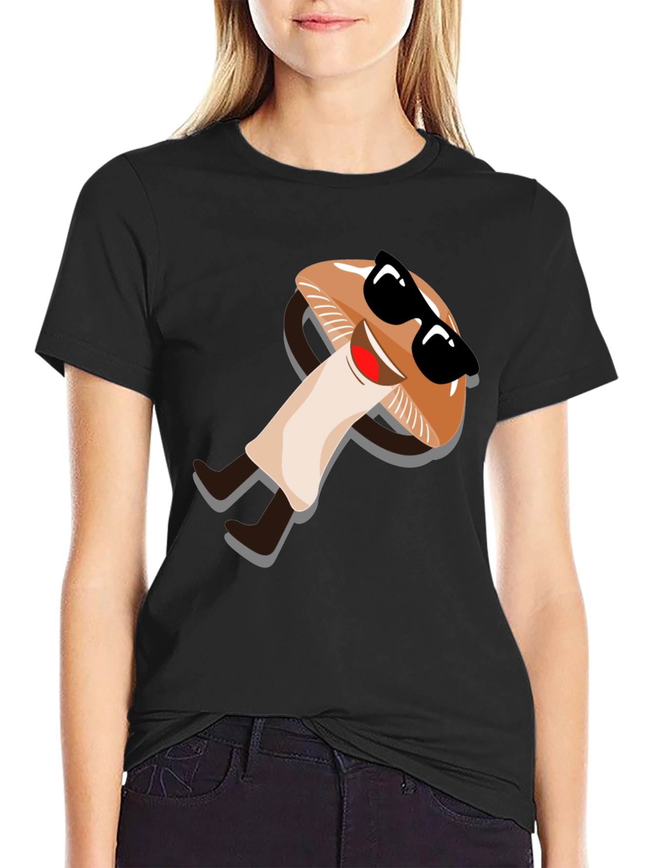 Cool Mushroom Graphic Tee