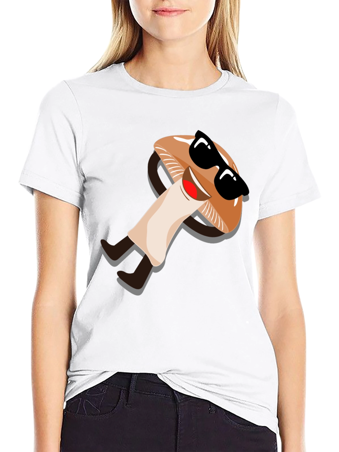 Cool Mushroom Graphic Tee