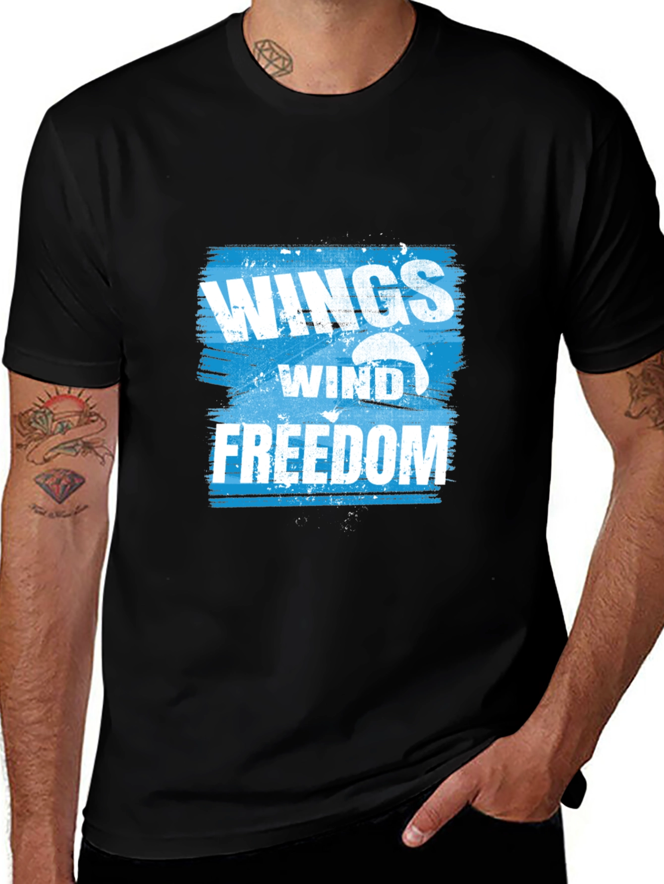 Wings Wind Freedom T-Shirt - Skydiving Apparel