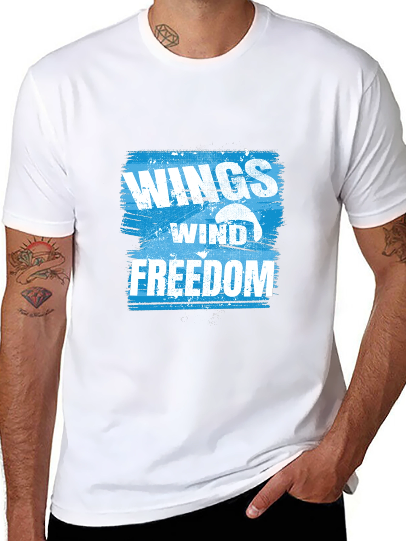 Wings Wind Freedom T-Shirt - Skydiving Apparel