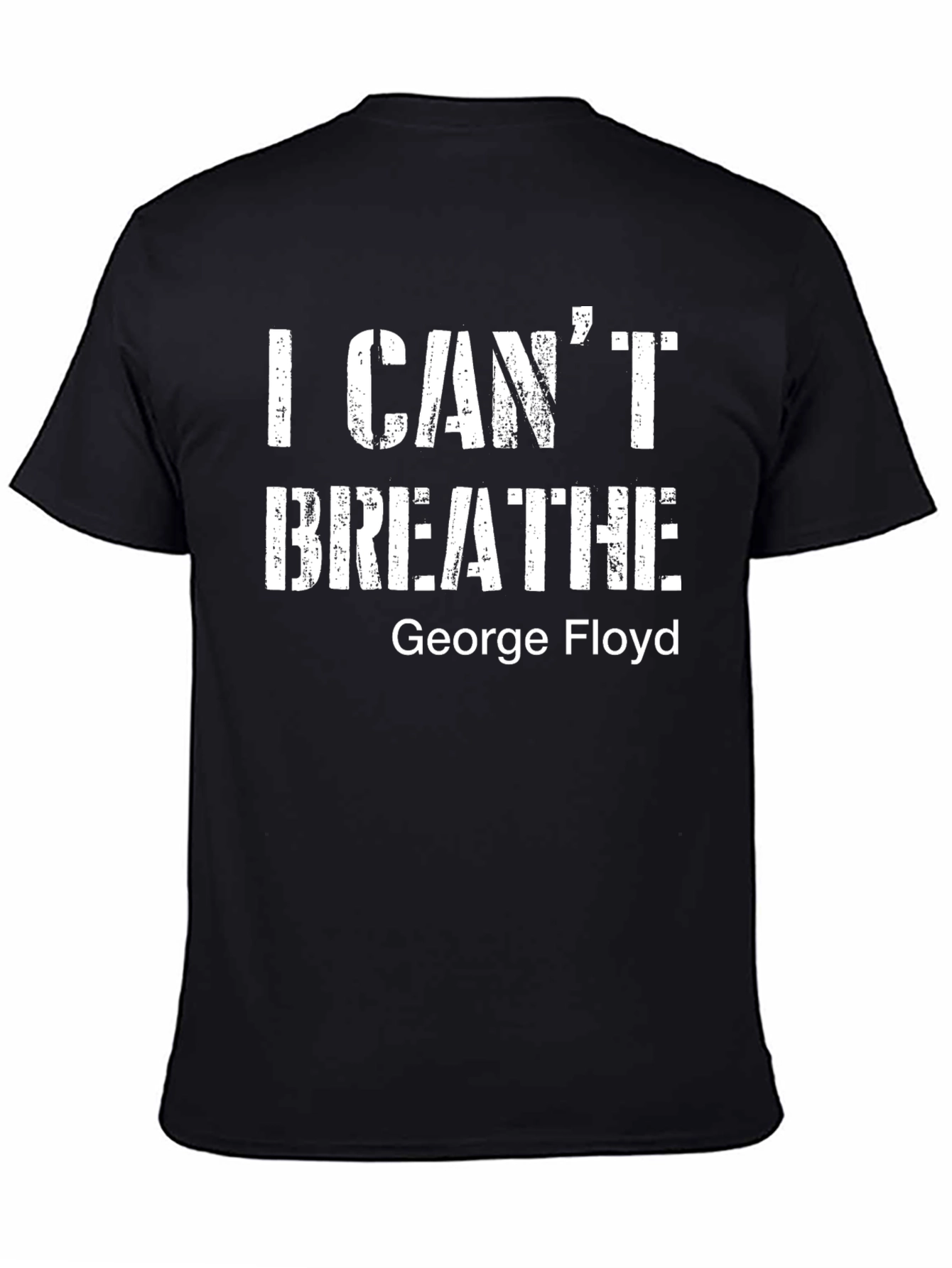 I Cant Breathe George Floyd Black T-Shirt