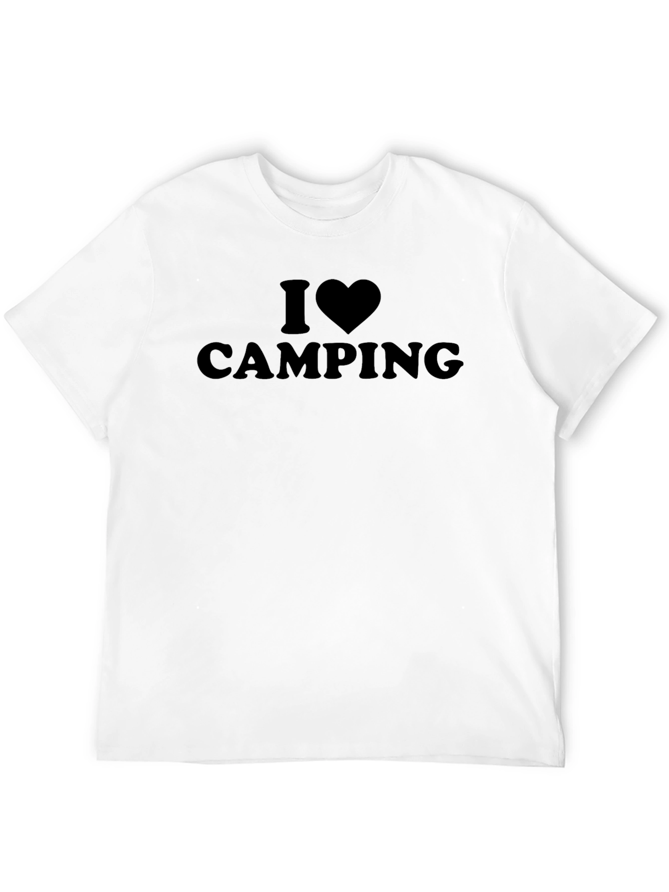 I Heart Camping Black Tee