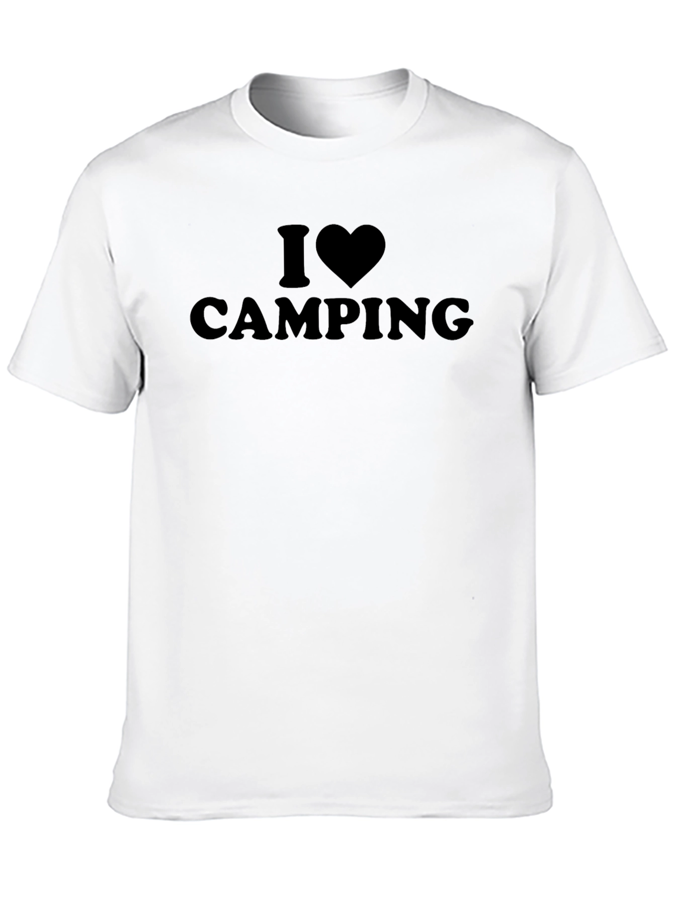 I Heart Camping Black Tee