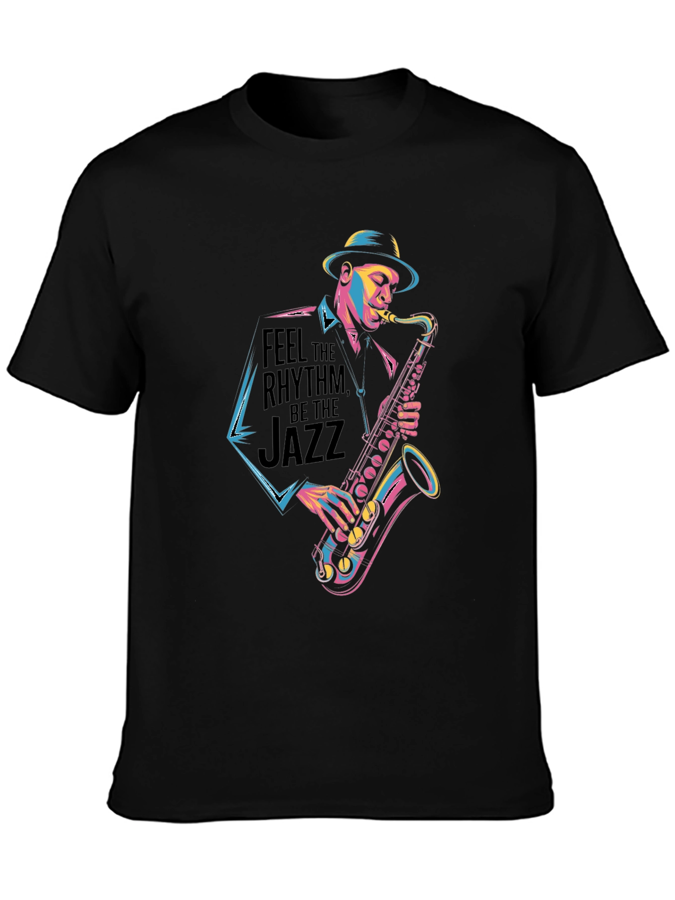 Jazz Musician T-Shirt - Feel the Rhythm
