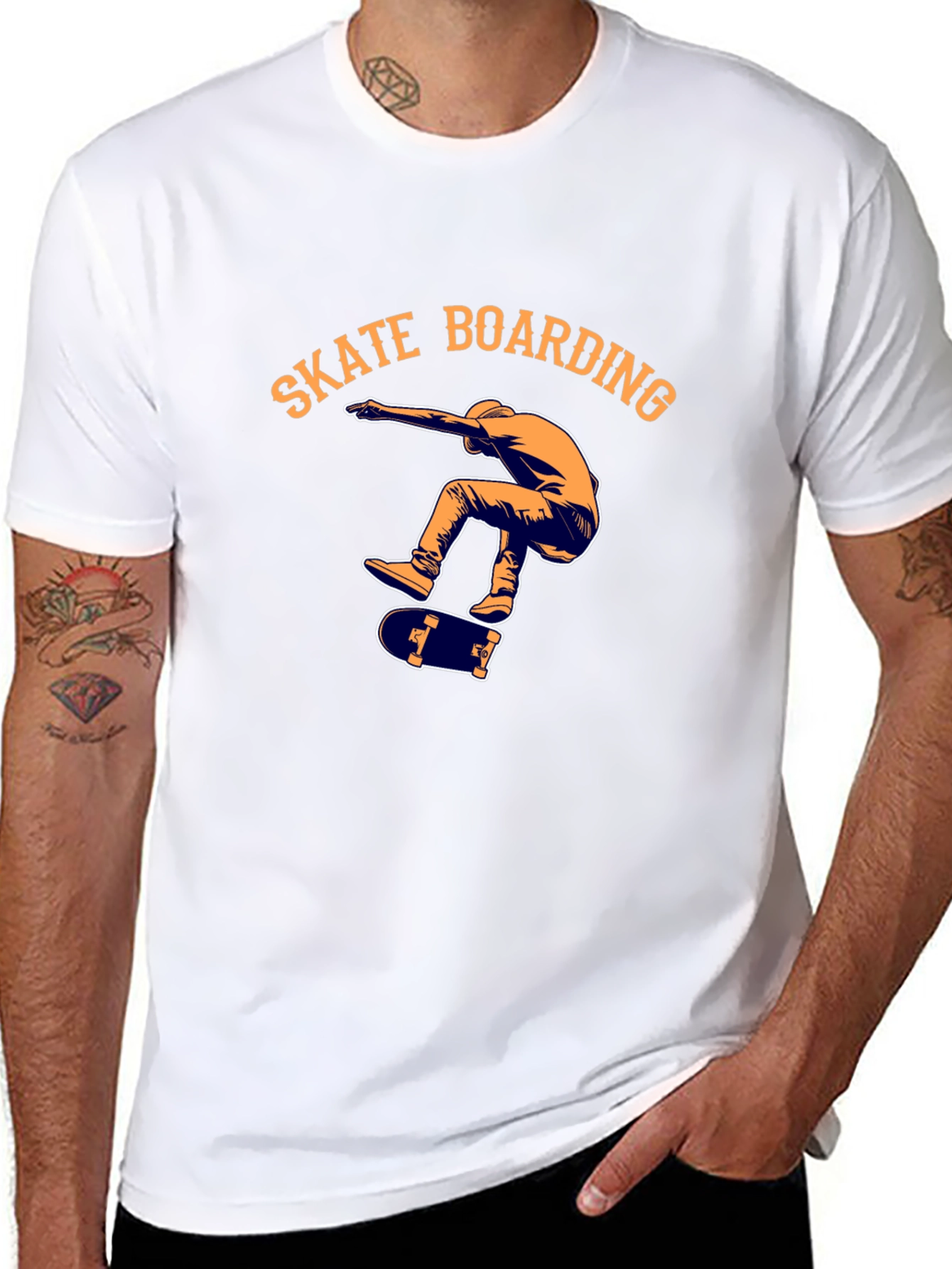Skateboarding Graphic T-Shirt