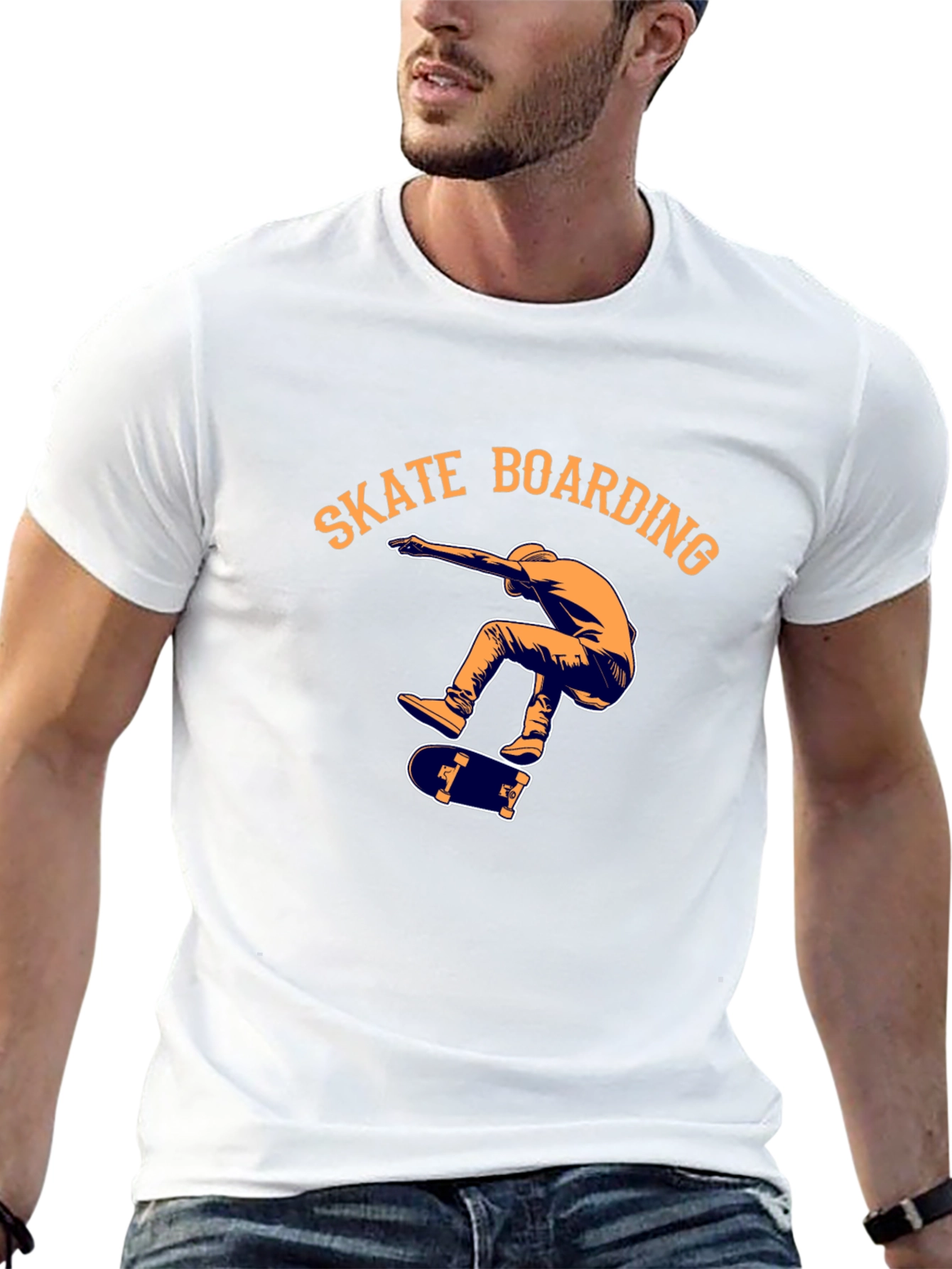 Skateboarding Graphic T-Shirt