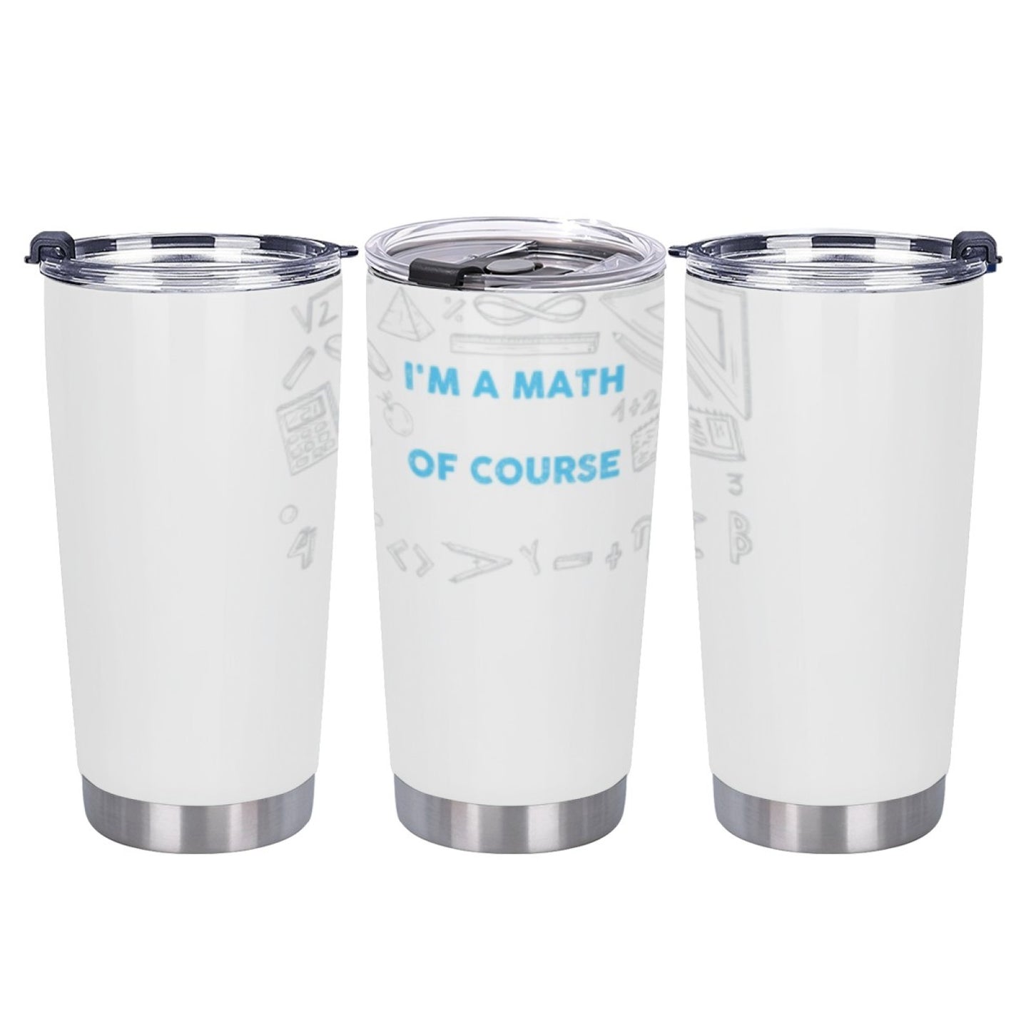 On-The-Go Insulated Graphic Tumbler - Stainless Steel Leak-Proof Drinkware
