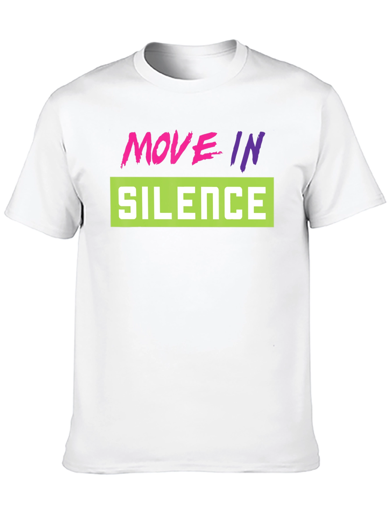 Move in Silence Graphic Tee - Stylish and Trendy