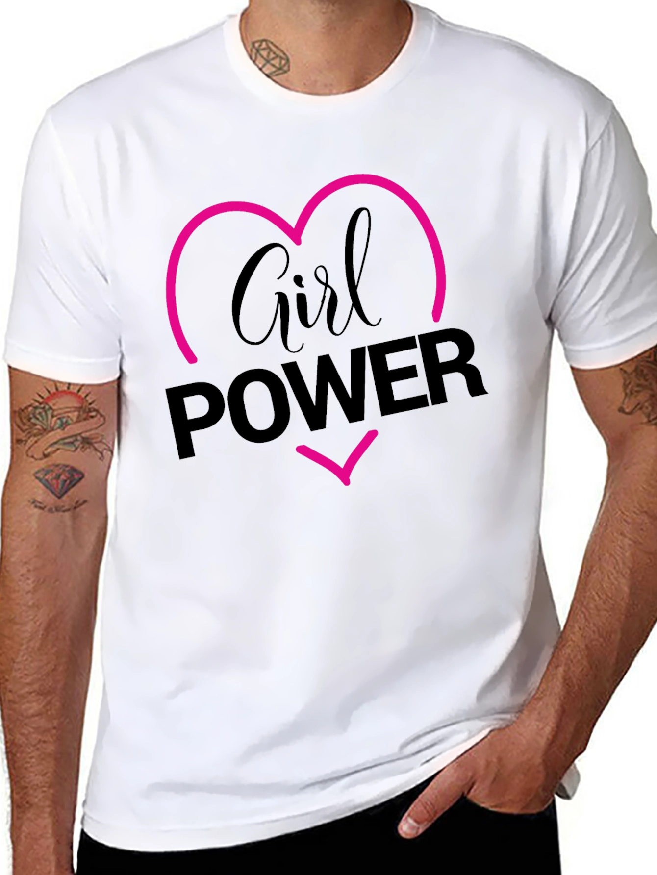 Girl Power Tee - Trendy Graphic T-Shirt