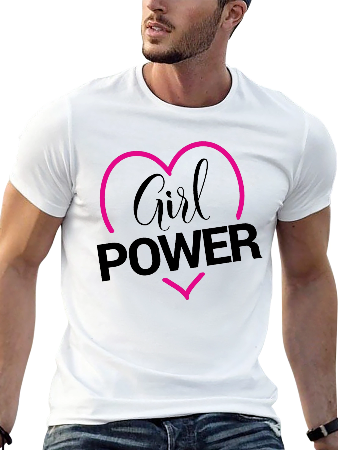 Girl Power Tee - Trendy Graphic T-Shirt
