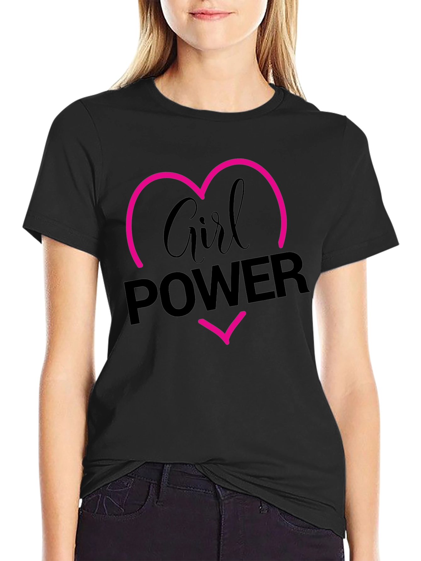 Girl Power Tee - Trendy Graphic T-Shirt