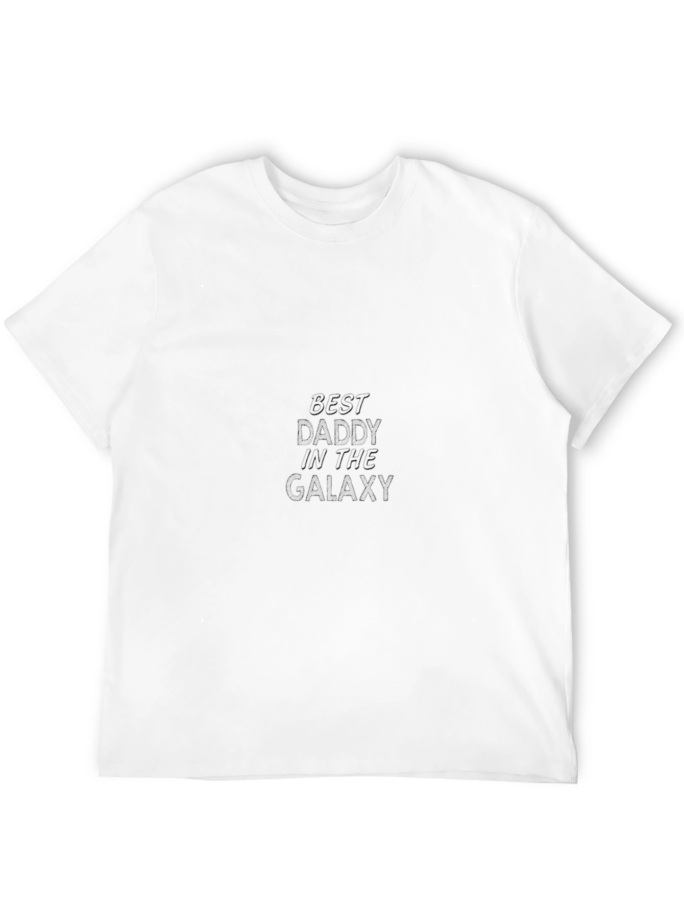 Best Daddy in the Galaxy Black T-Shirt