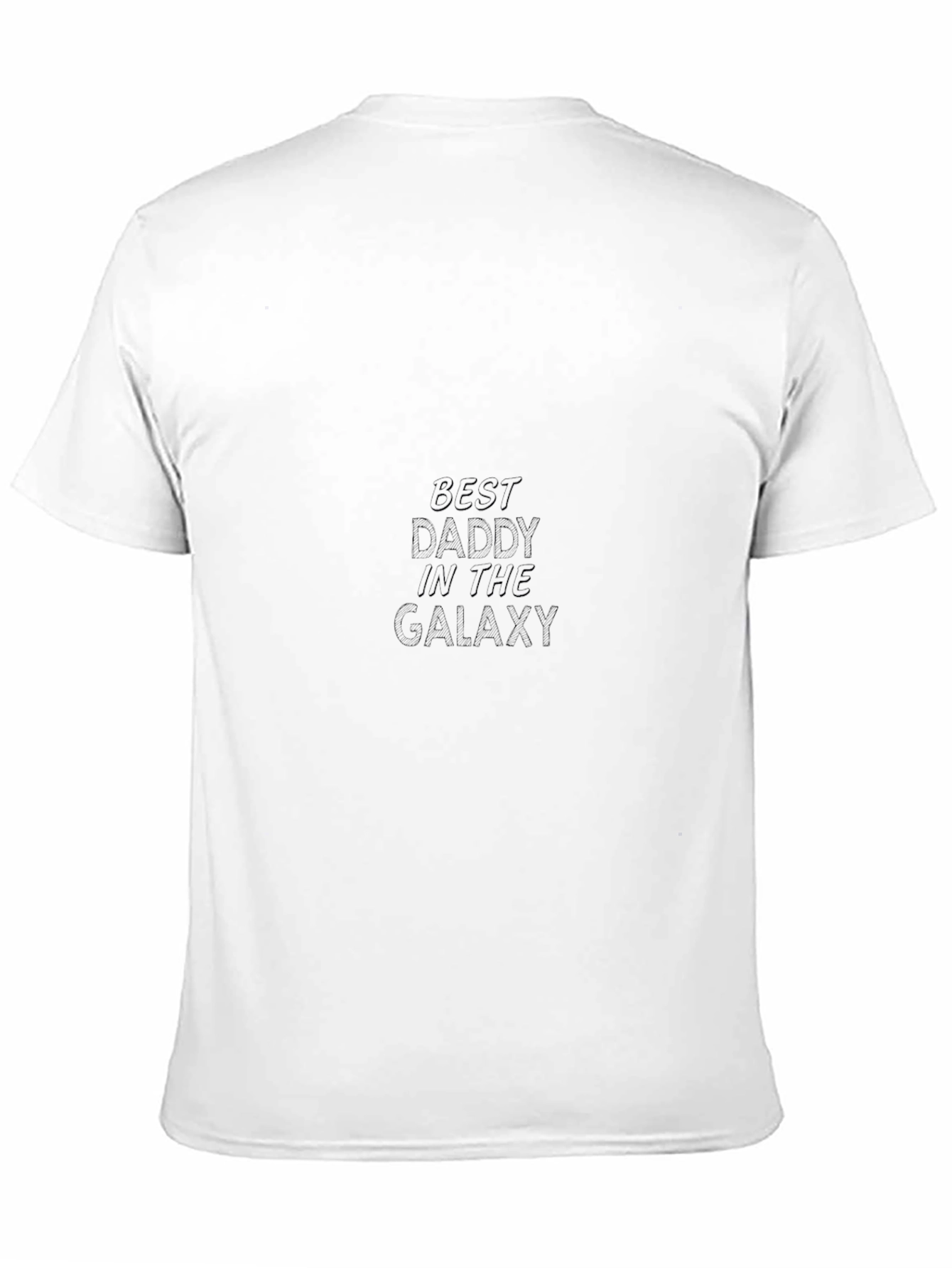 Best Daddy in the Galaxy Black T-Shirt
