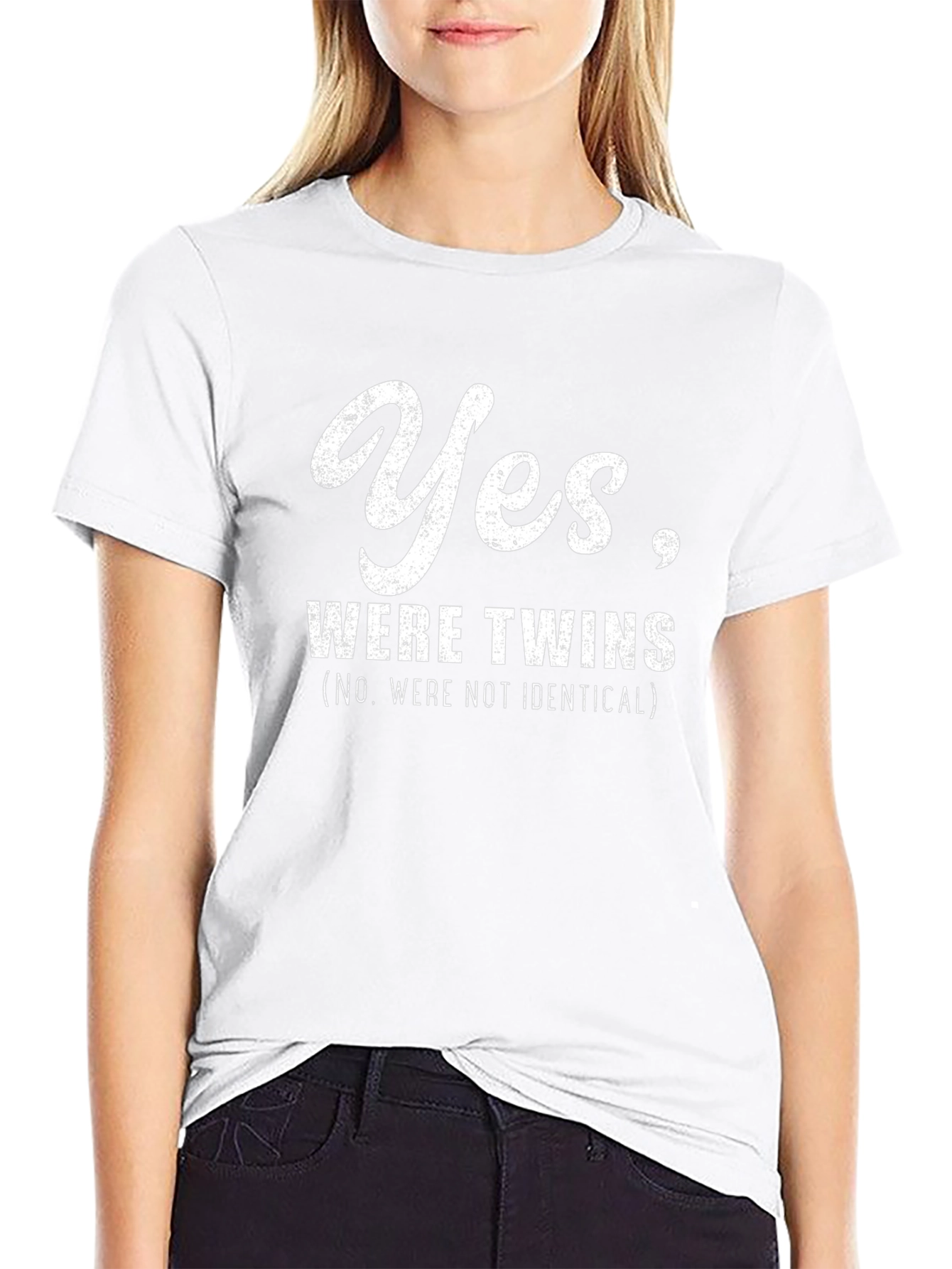Funny Twins T-Shirt - Yes Were Twins