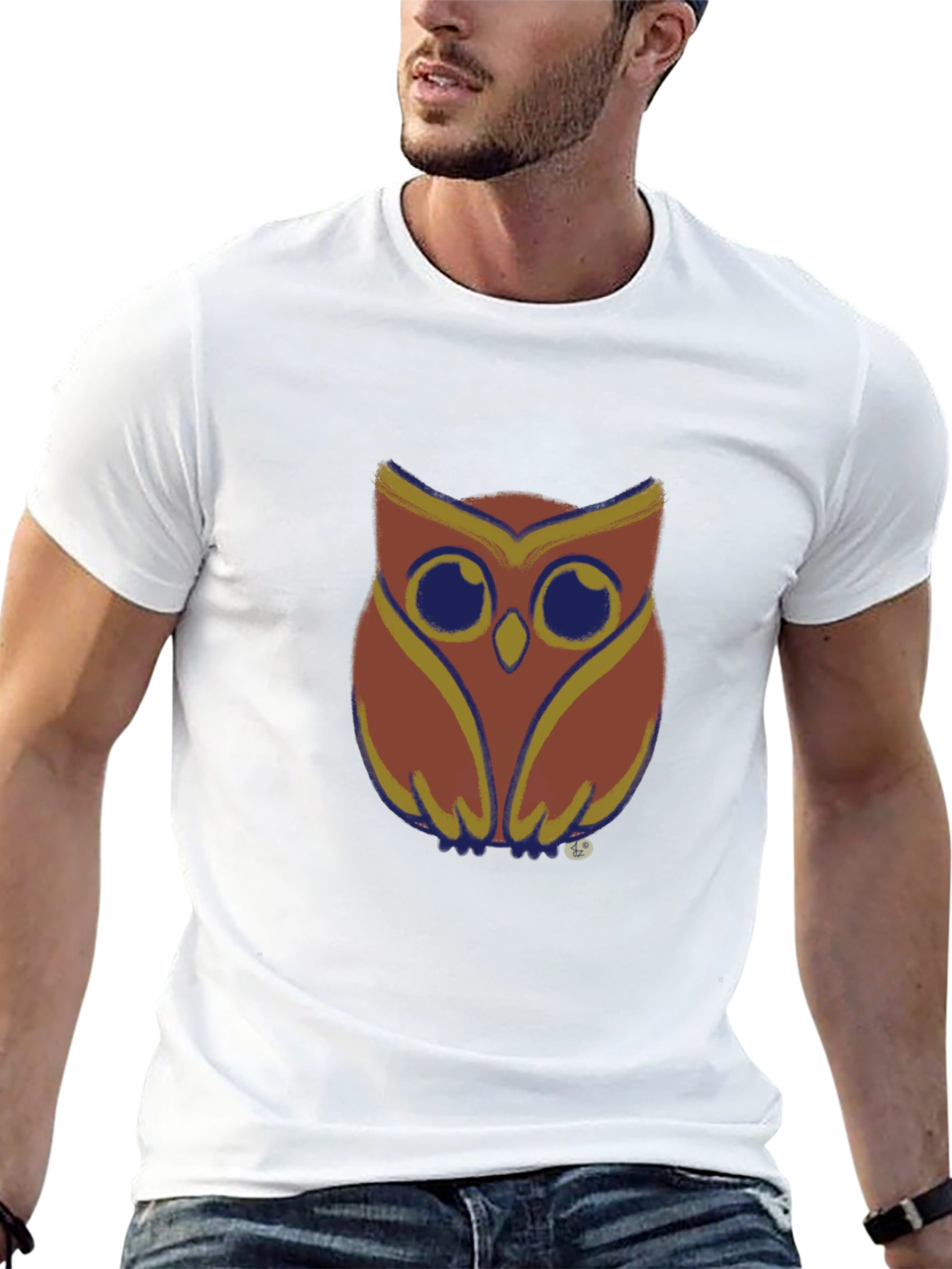 Owl Graphic T-Shirt - Stylish & Unique Design
