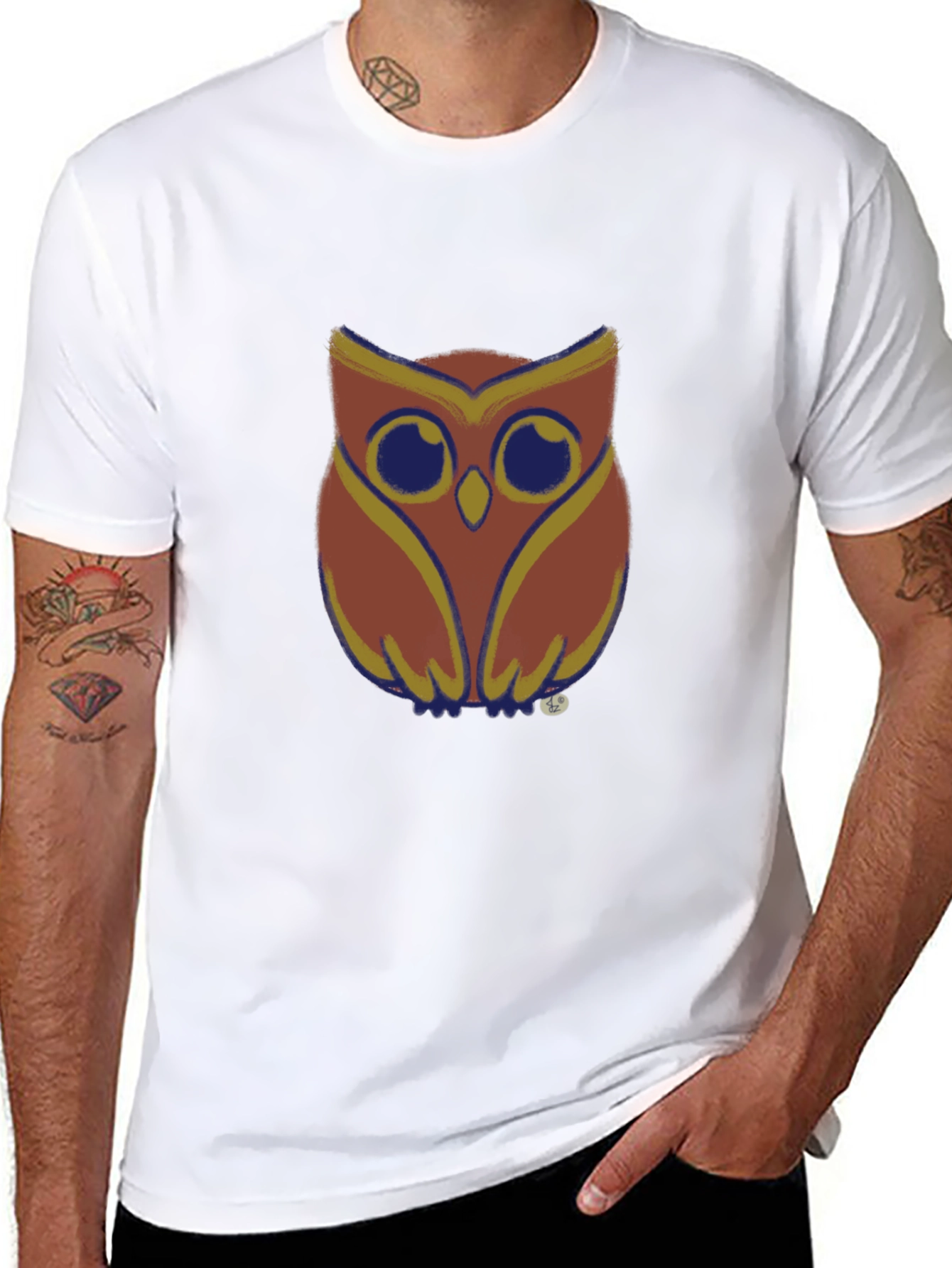 Owl Graphic T-Shirt - Stylish & Unique Design