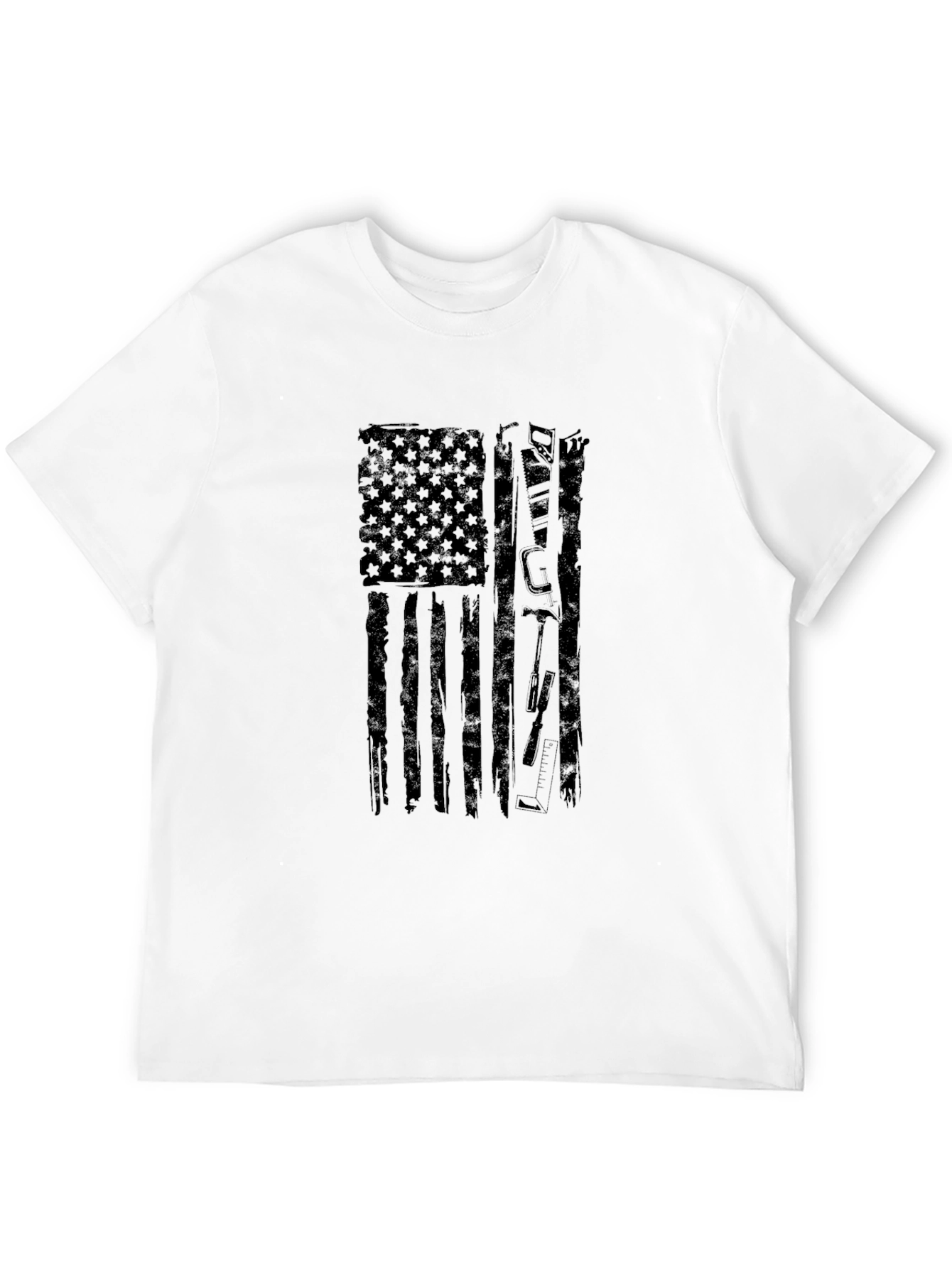American Flag Lineman T-Shirt