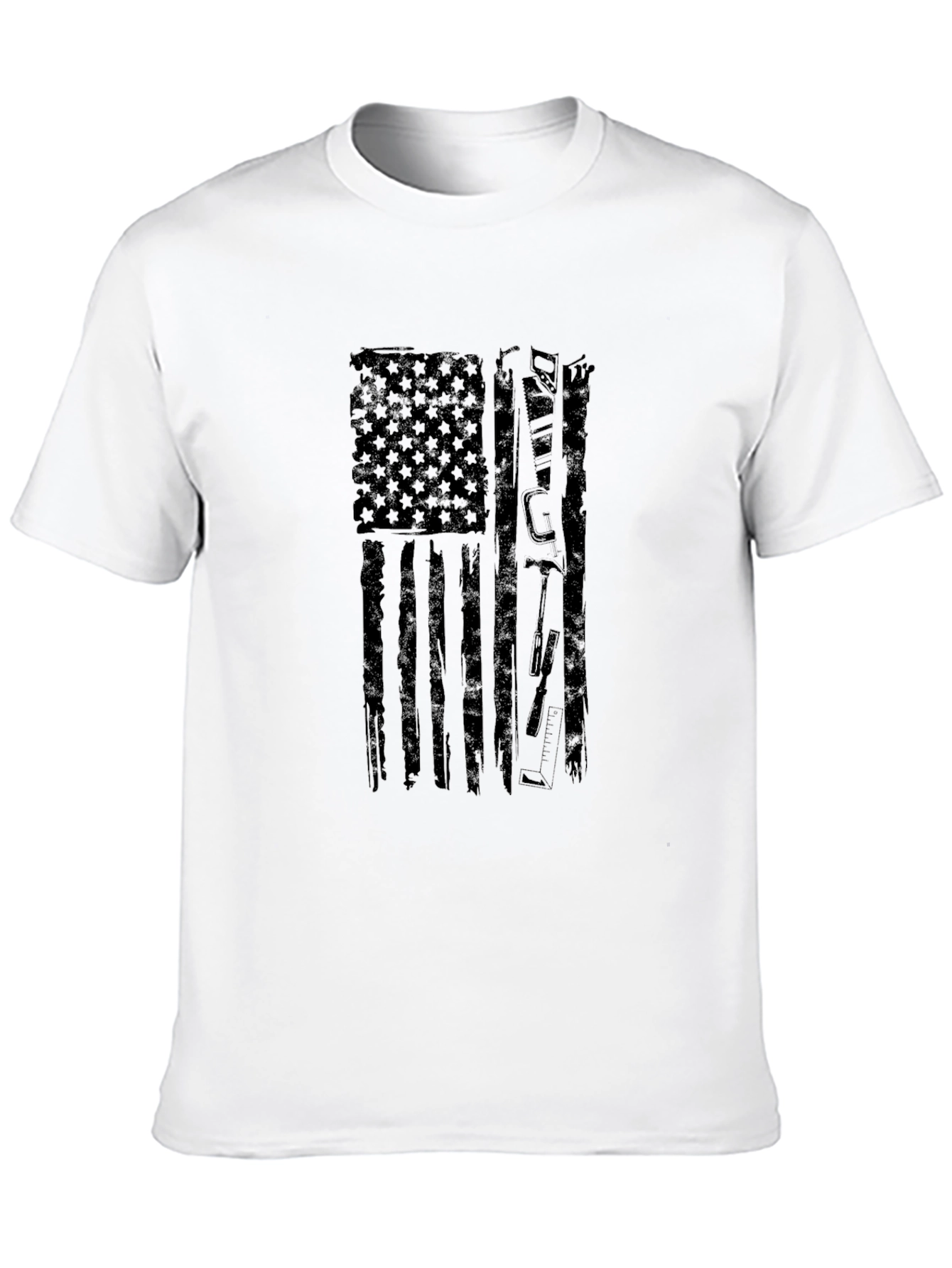 American Flag Lineman T-Shirt