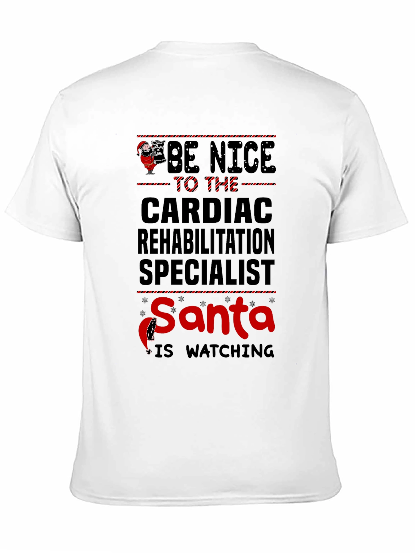 Cardiac Rehabilitation Specialist Santa T-Shirt