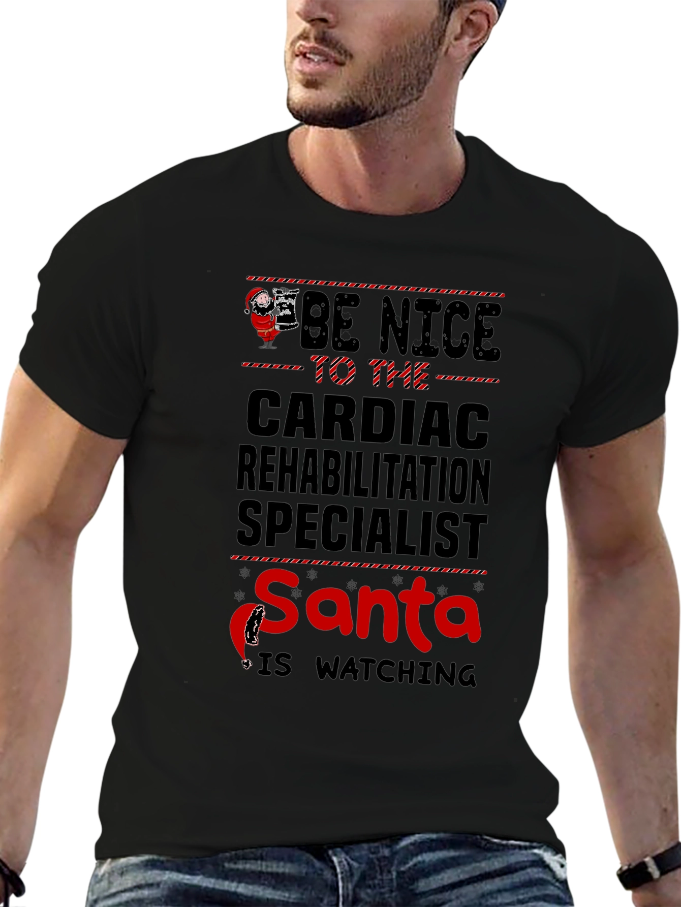 Cardiac Rehabilitation Specialist Santa T-Shirt