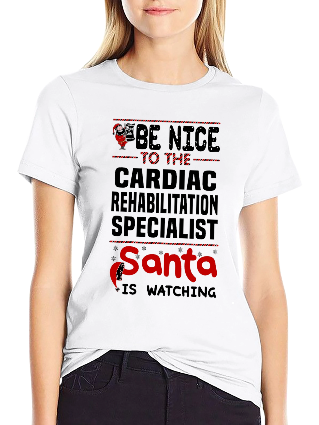 Cardiac Rehabilitation Specialist Santa T-Shirt