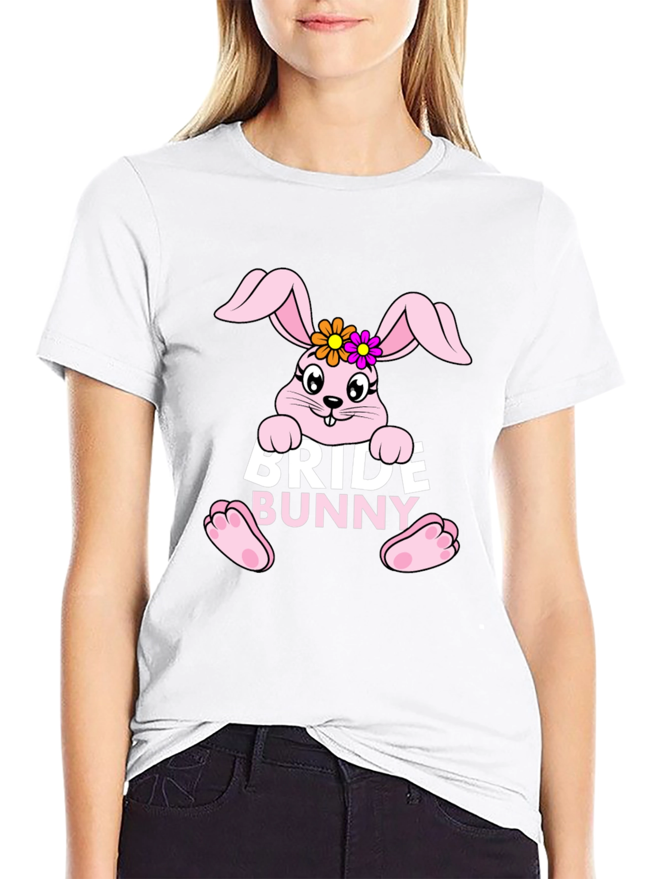 Bride Bunny T-Shirt: Easter Hen Party Tee