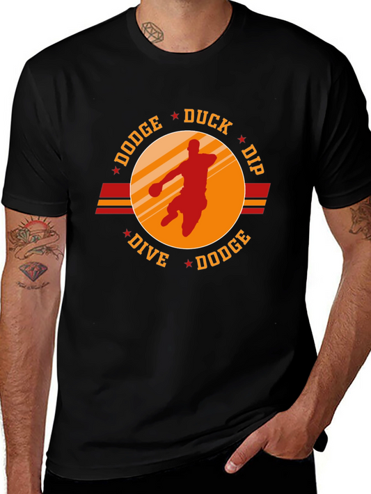 Dodgeball T-Shirt - Dodge Duck Dip Dive Dodge