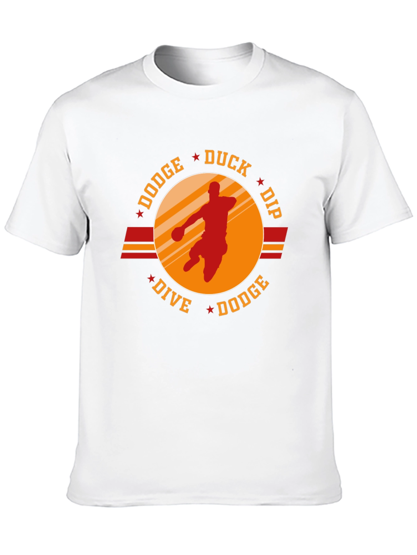 Dodgeball T-Shirt - Dodge Duck Dip Dive Dodge