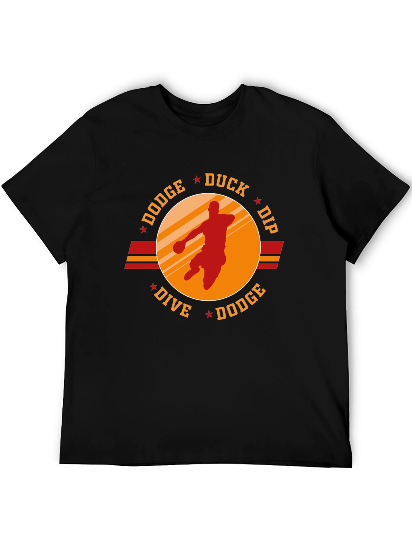 Dodgeball T-Shirt - Dodge Duck Dip Dive Dodge