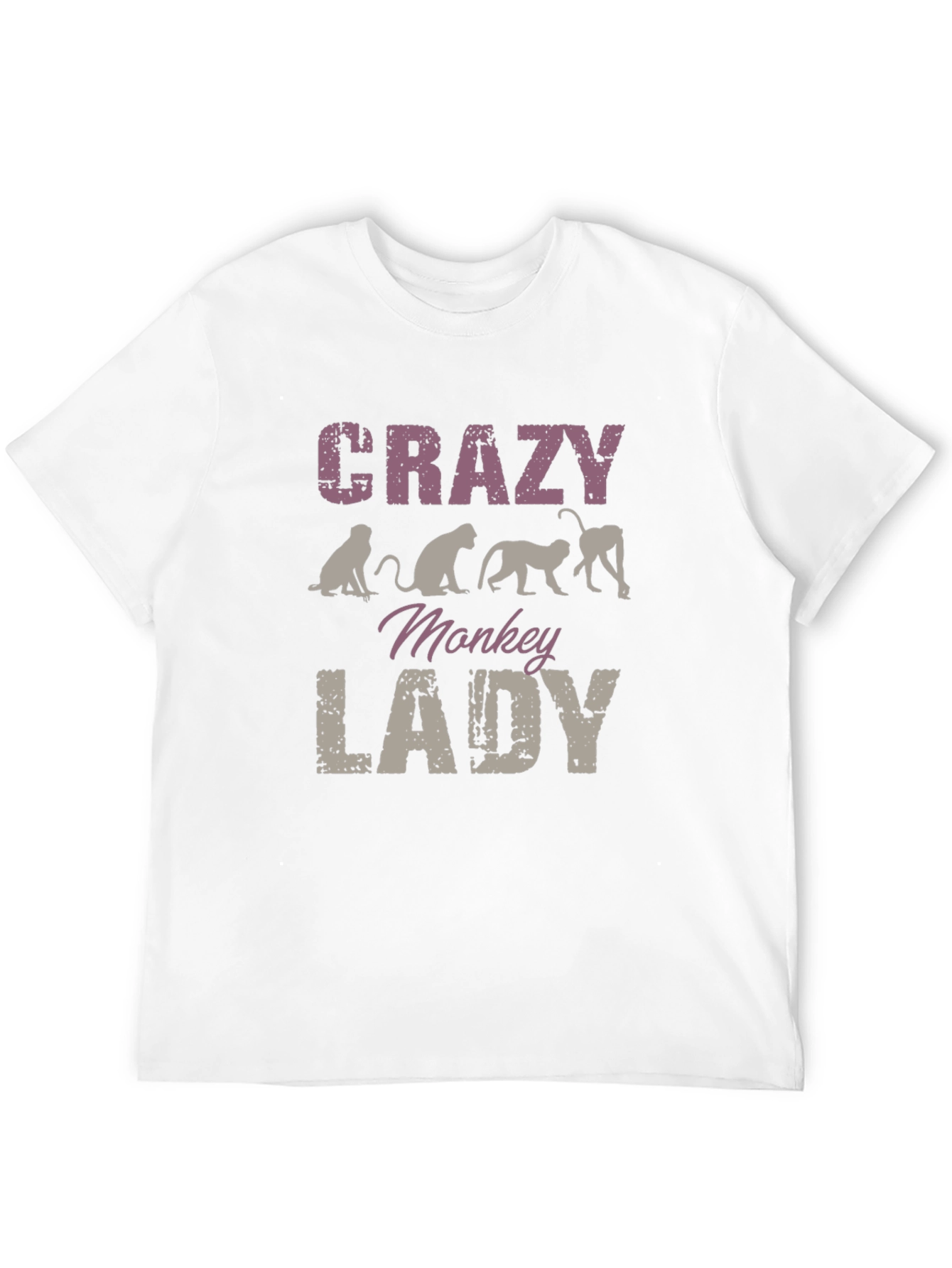 Crazy Monkey Lady Graphic Tee