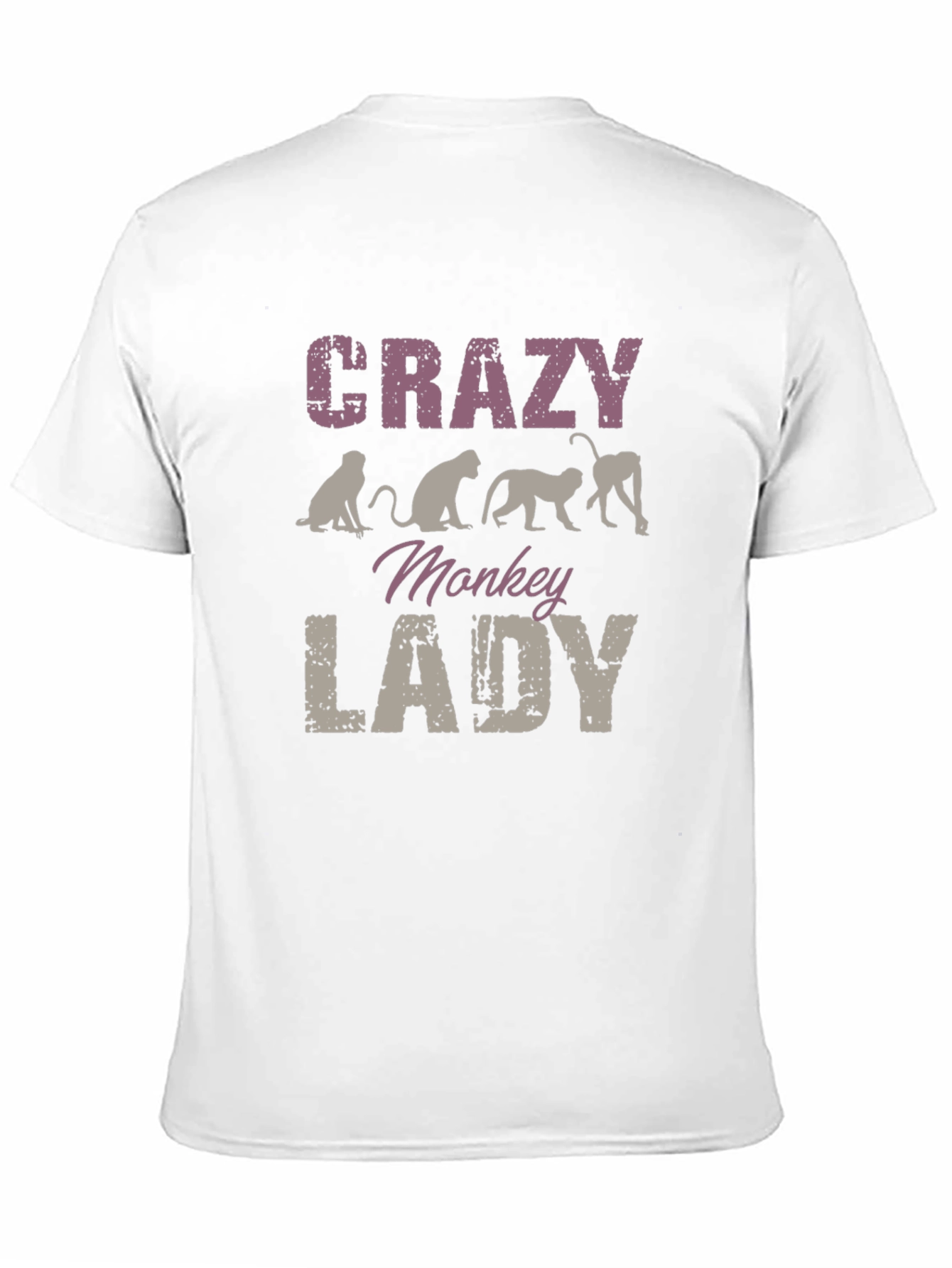 Crazy Monkey Lady Graphic Tee