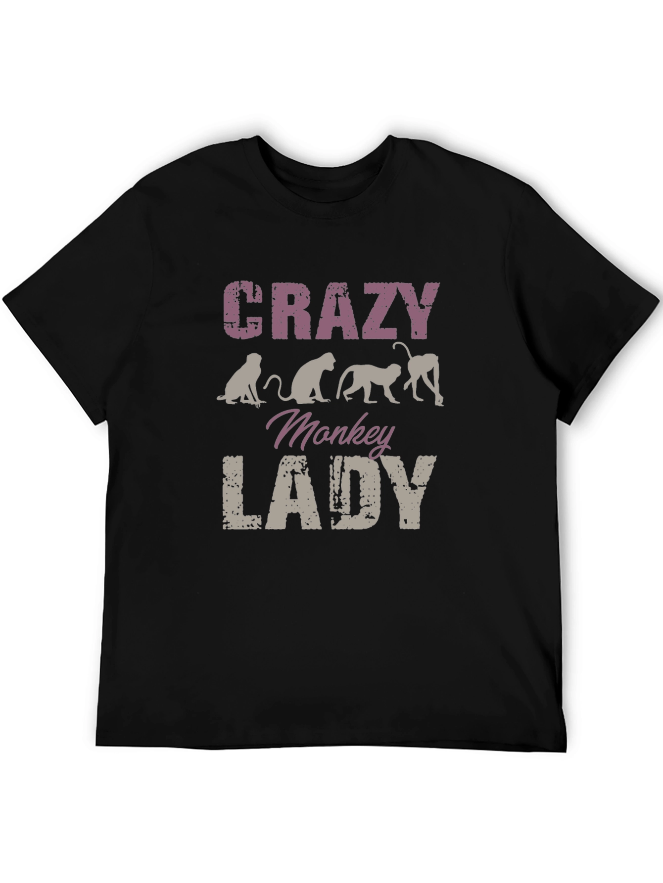 Crazy Monkey Lady Graphic Tee