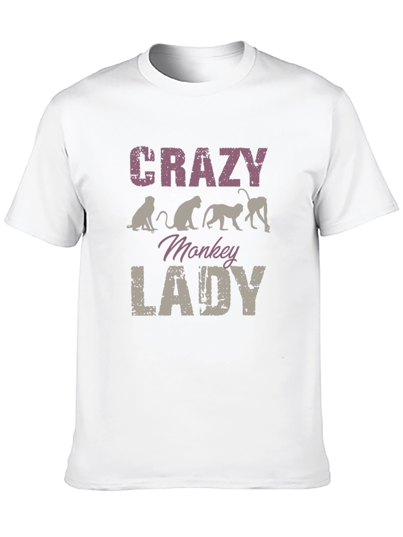 Crazy Monkey Lady Graphic Tee