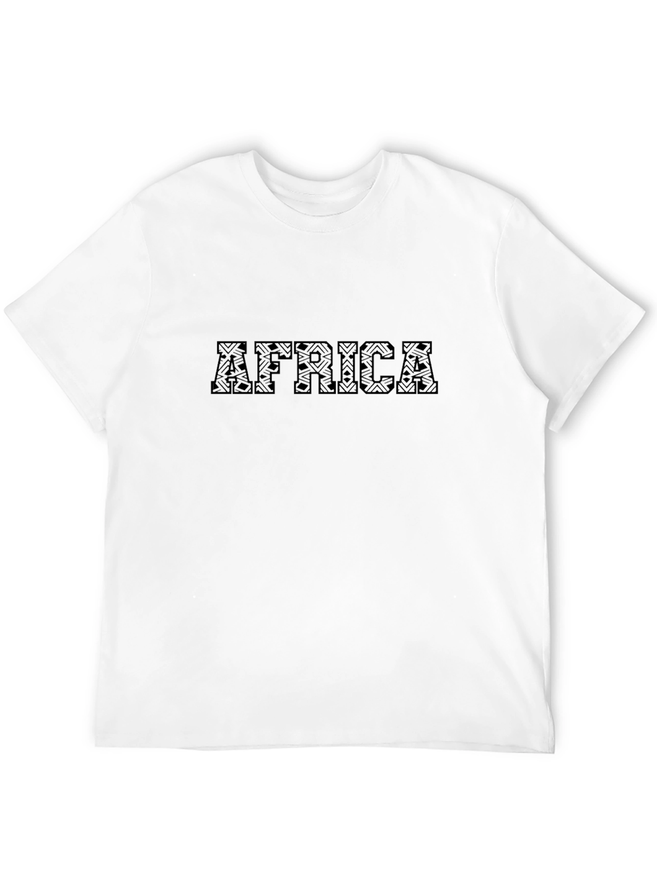 Tribal Africa T-Shirt - Black Print Tee