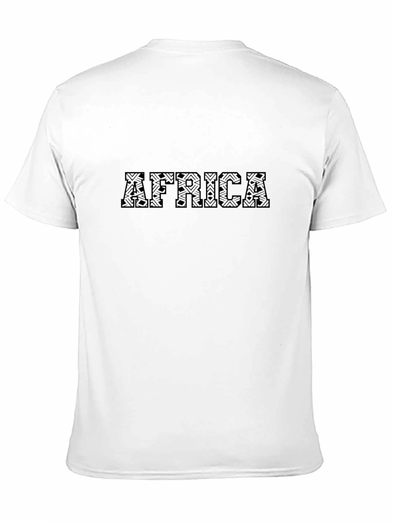 Tribal Africa T-Shirt - Black Print Tee