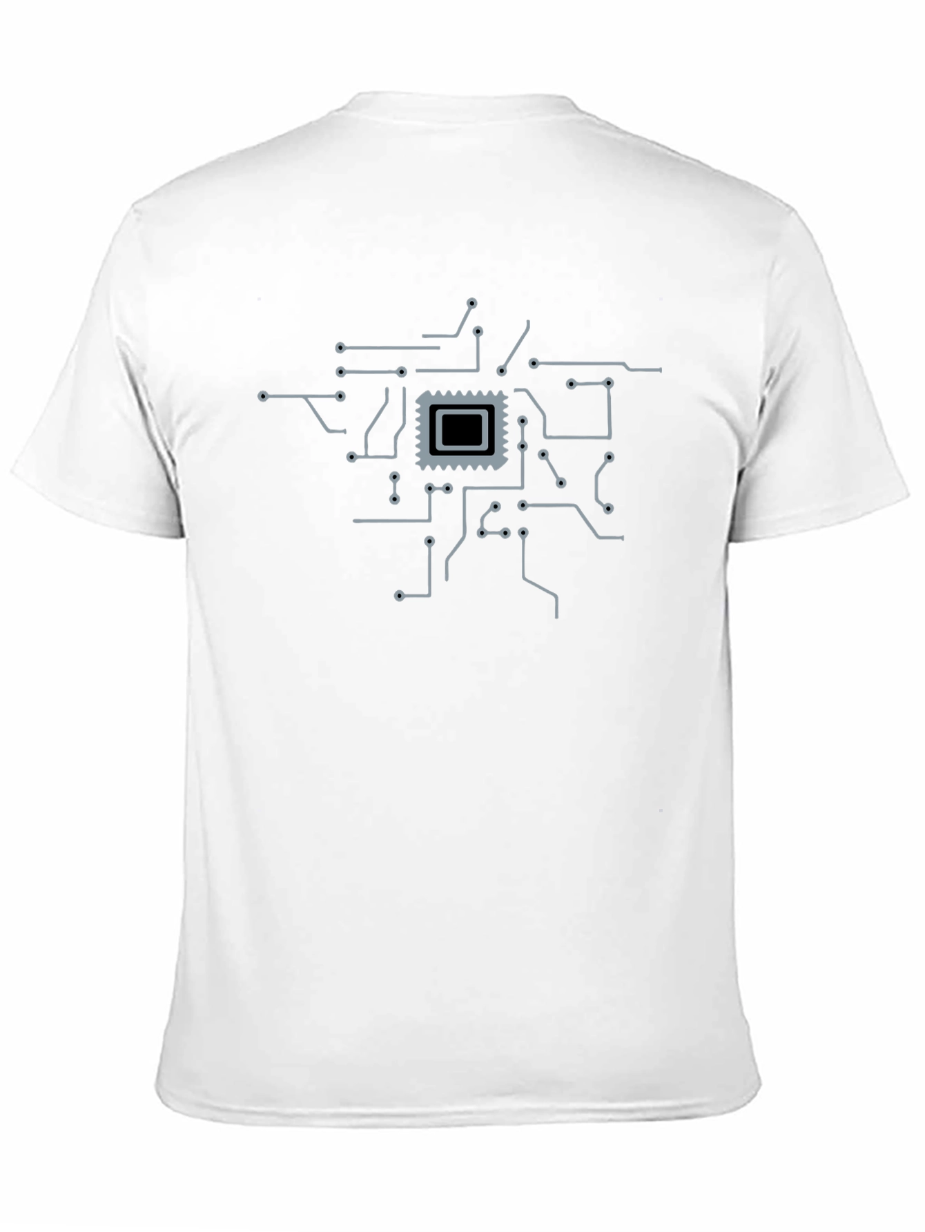 Tech Circuit Board T-Shirt - Geeky Style