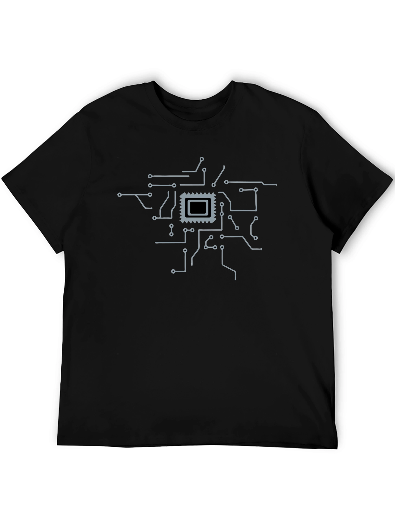 Tech Circuit Board T-Shirt - Geeky Style