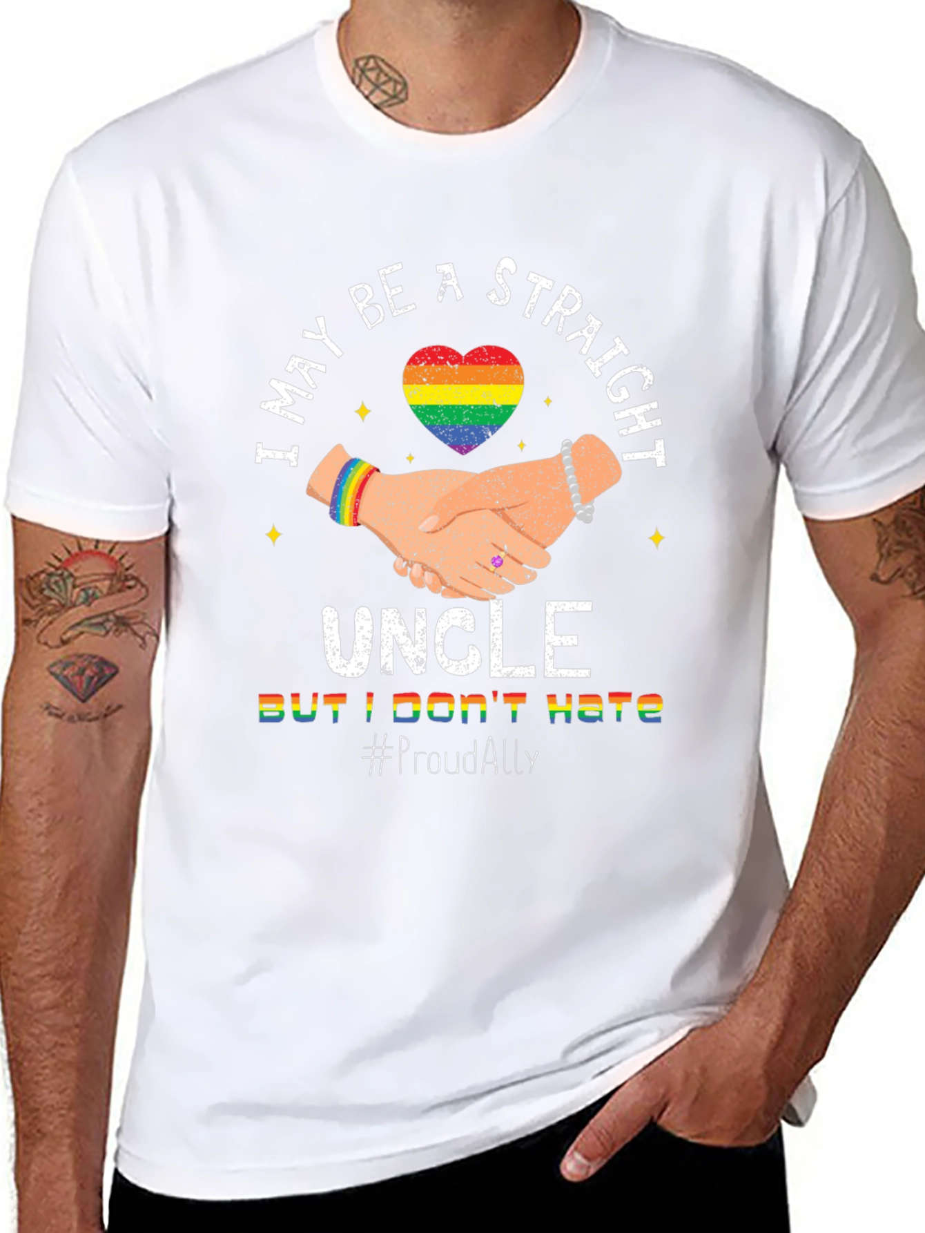 Proud Ally Uncle T-Shirt