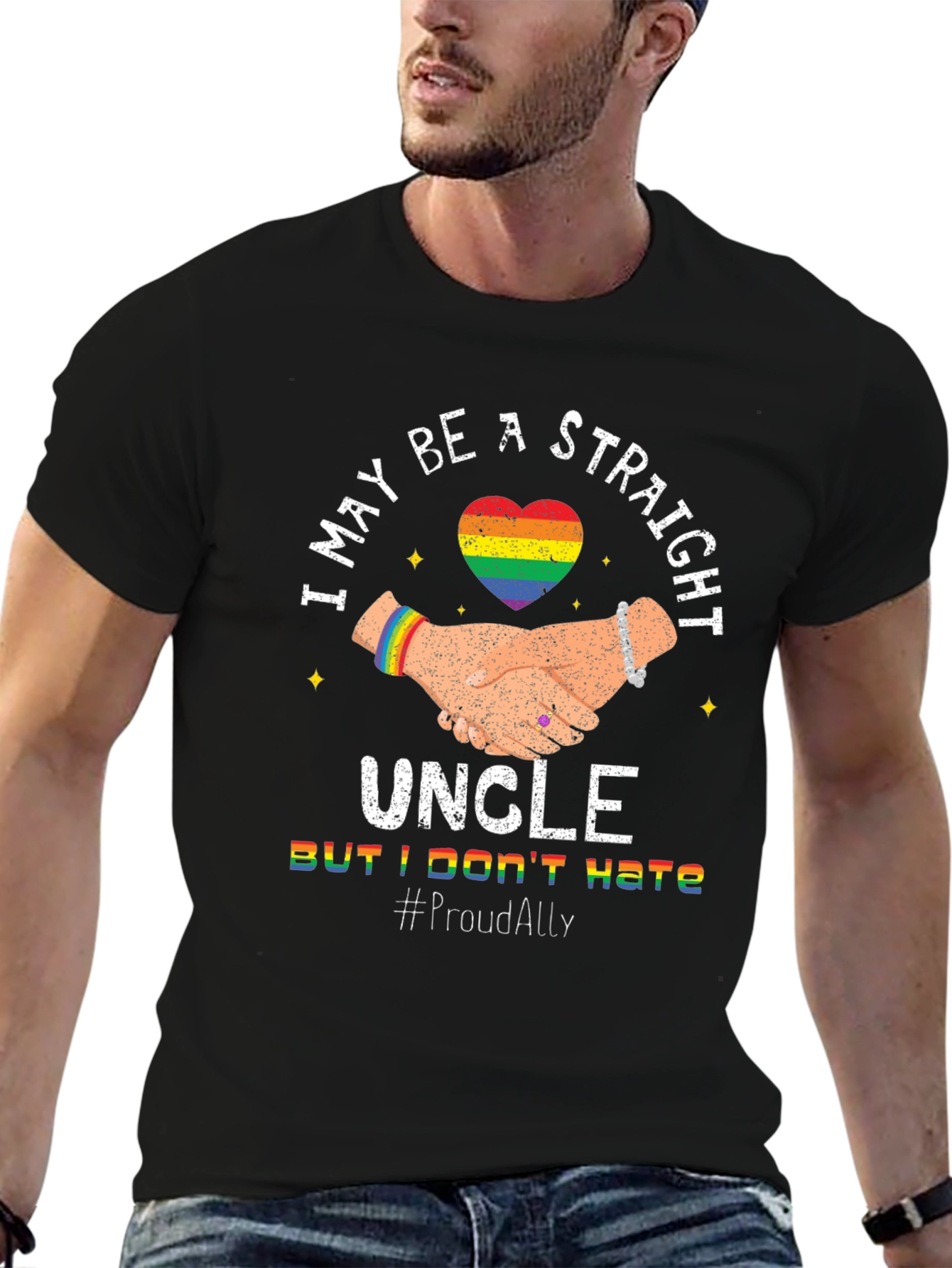 Proud Ally Uncle T-Shirt