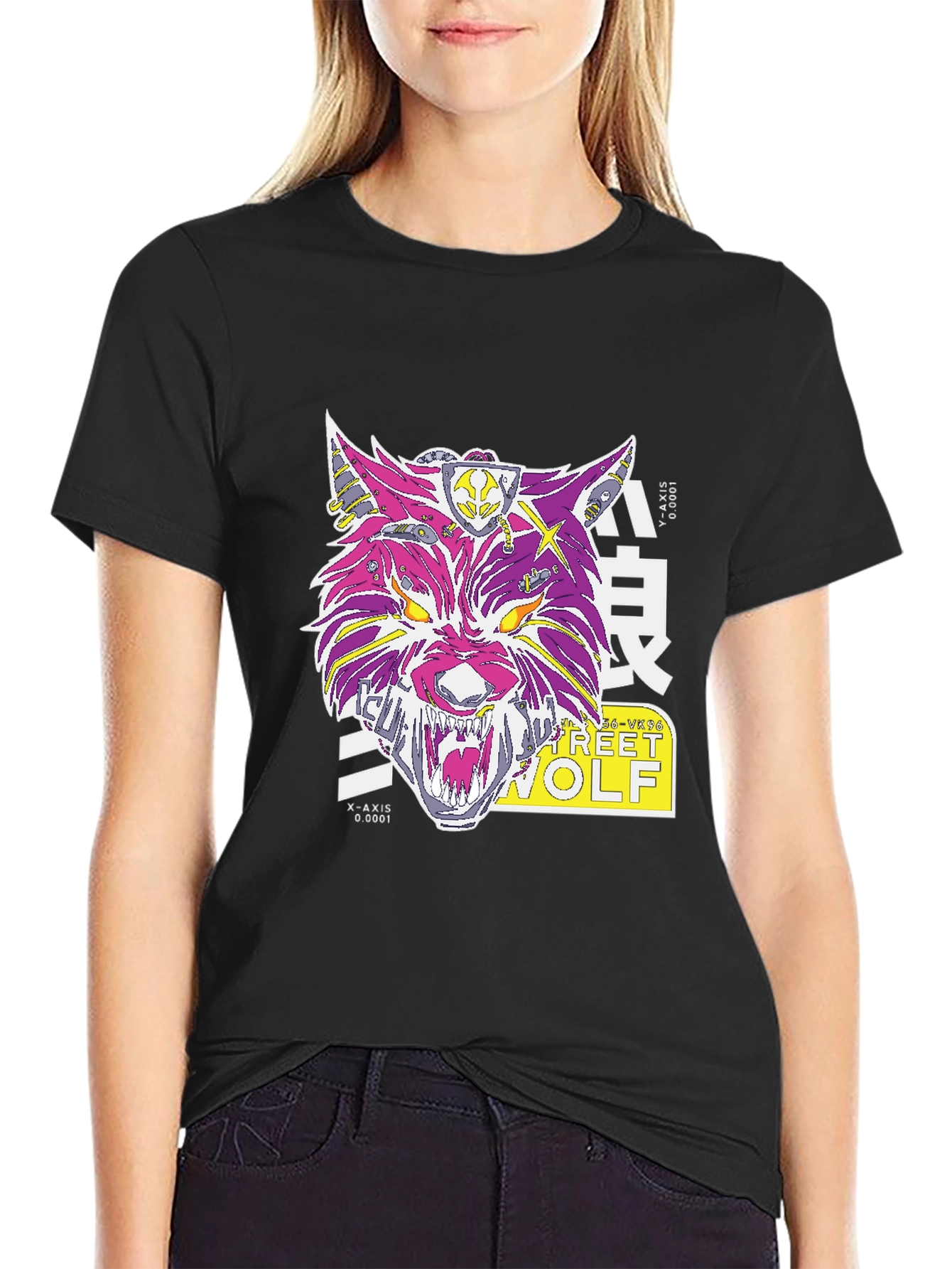 Street Wolf Graphic T-Shirt - Urban Style
