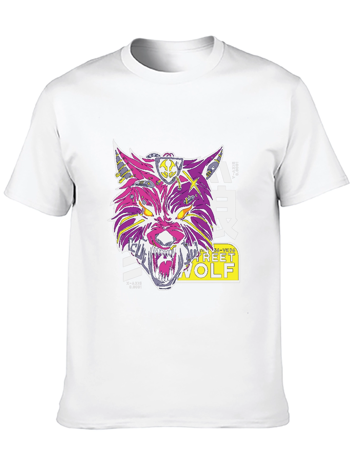 Street Wolf Graphic T-Shirt - Urban Style