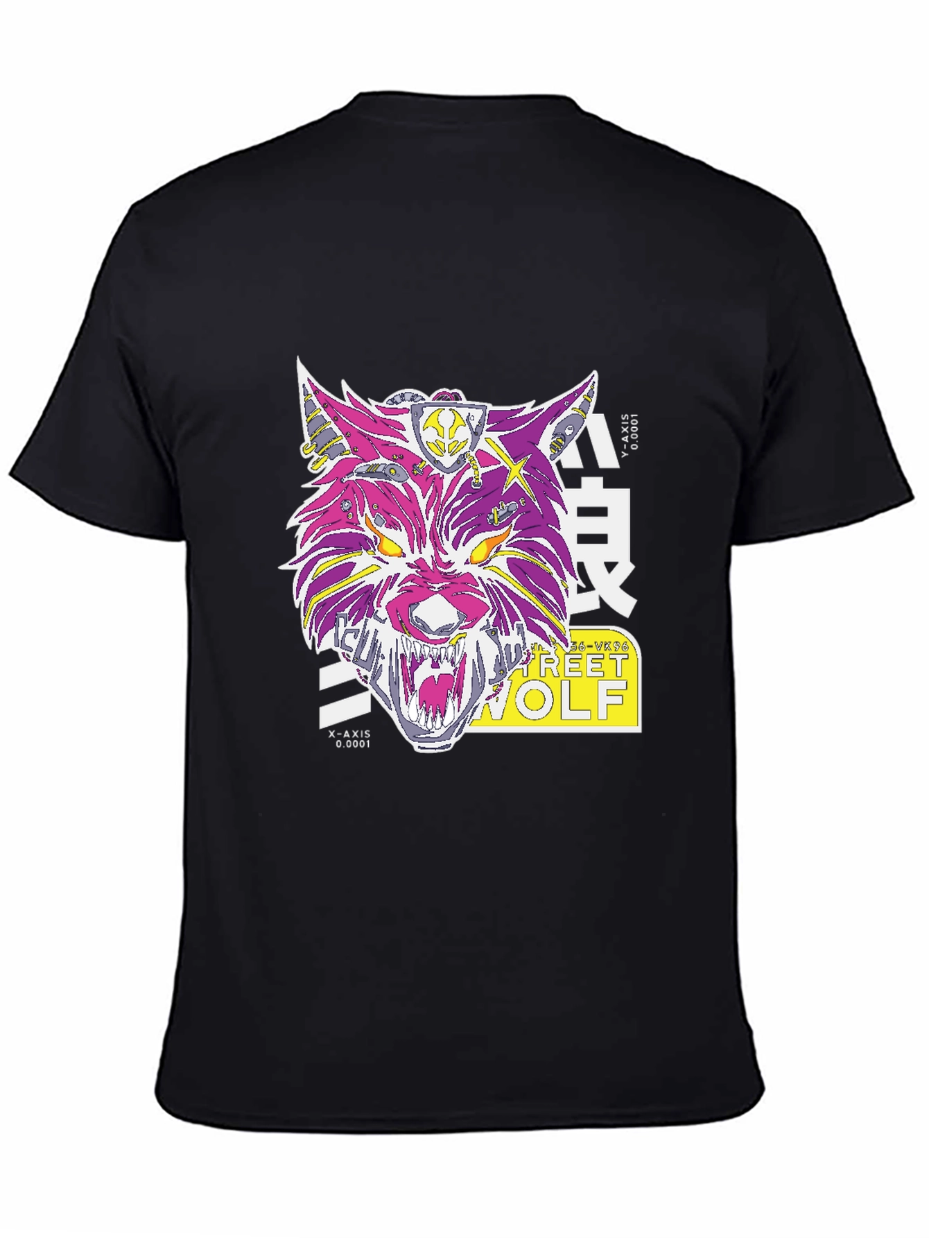 Street Wolf Graphic T-Shirt - Urban Style