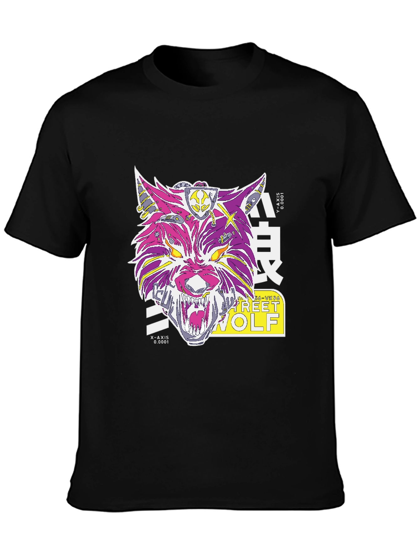 Street Wolf Graphic T-Shirt - Urban Style