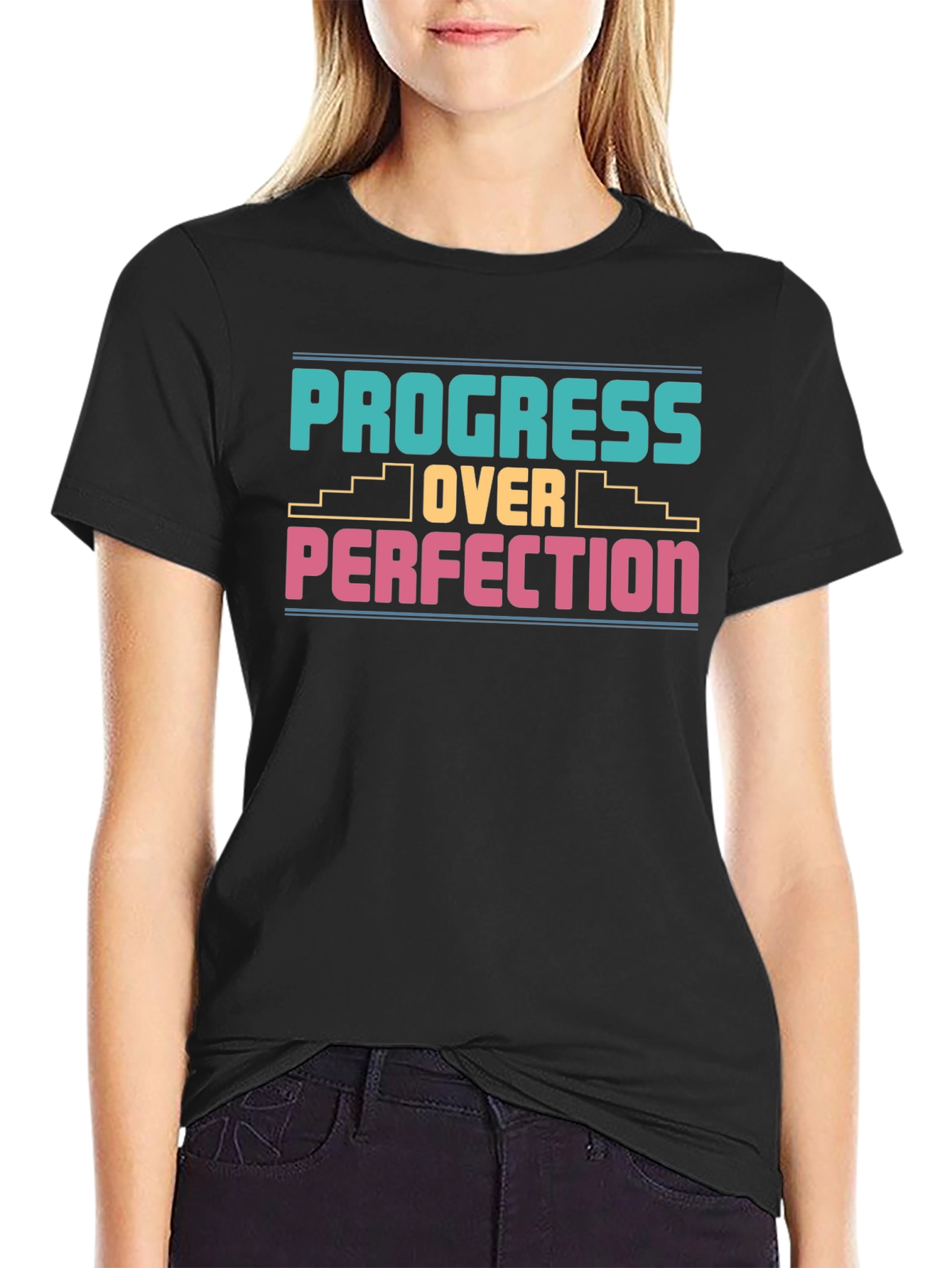 Progress Over Perfection Graphic Tee